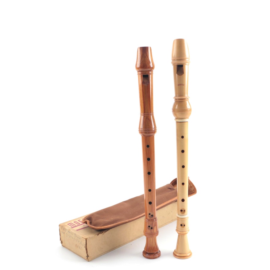 Wood Recorders Including Moeck