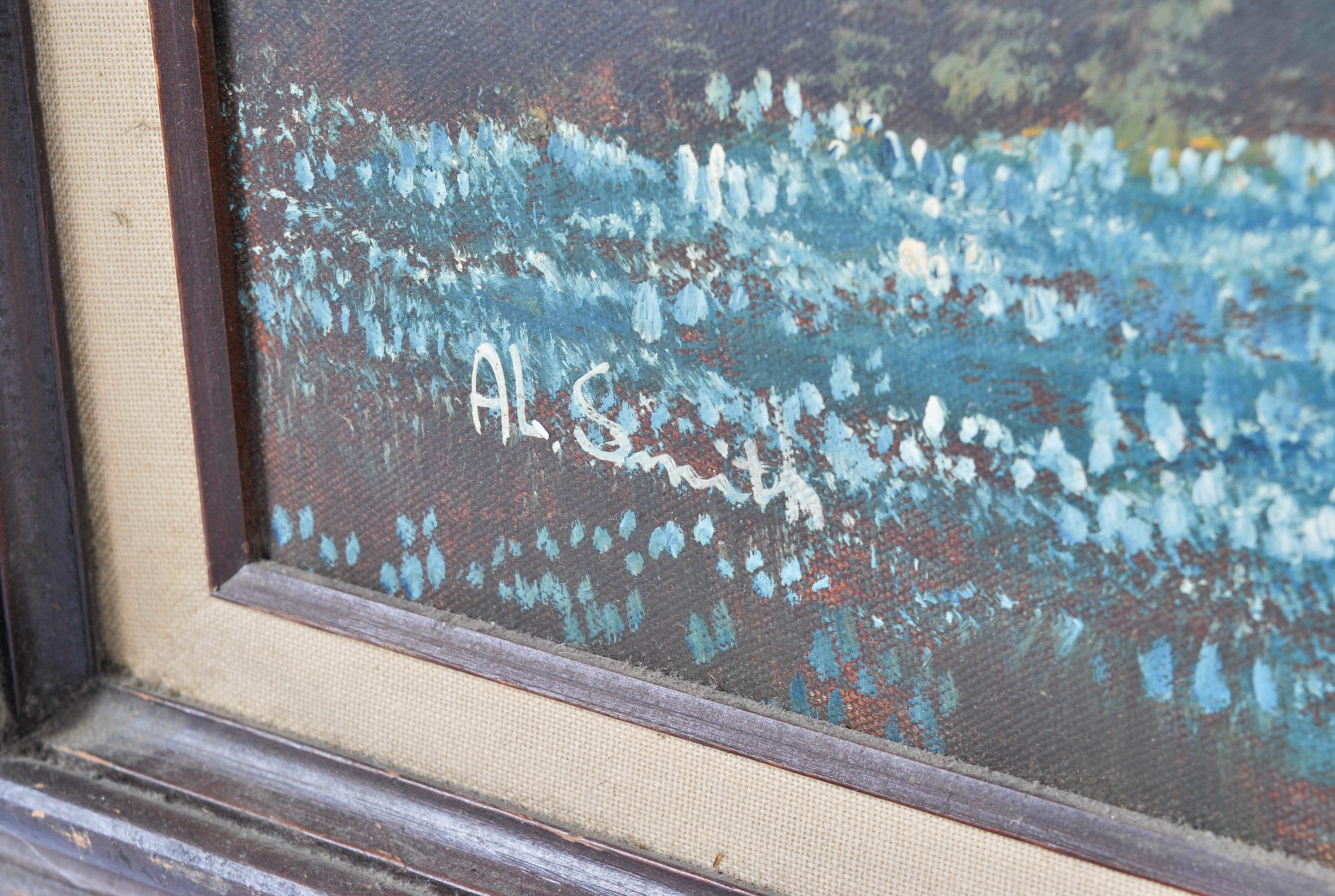 Al Smith Oil Landscape Painting