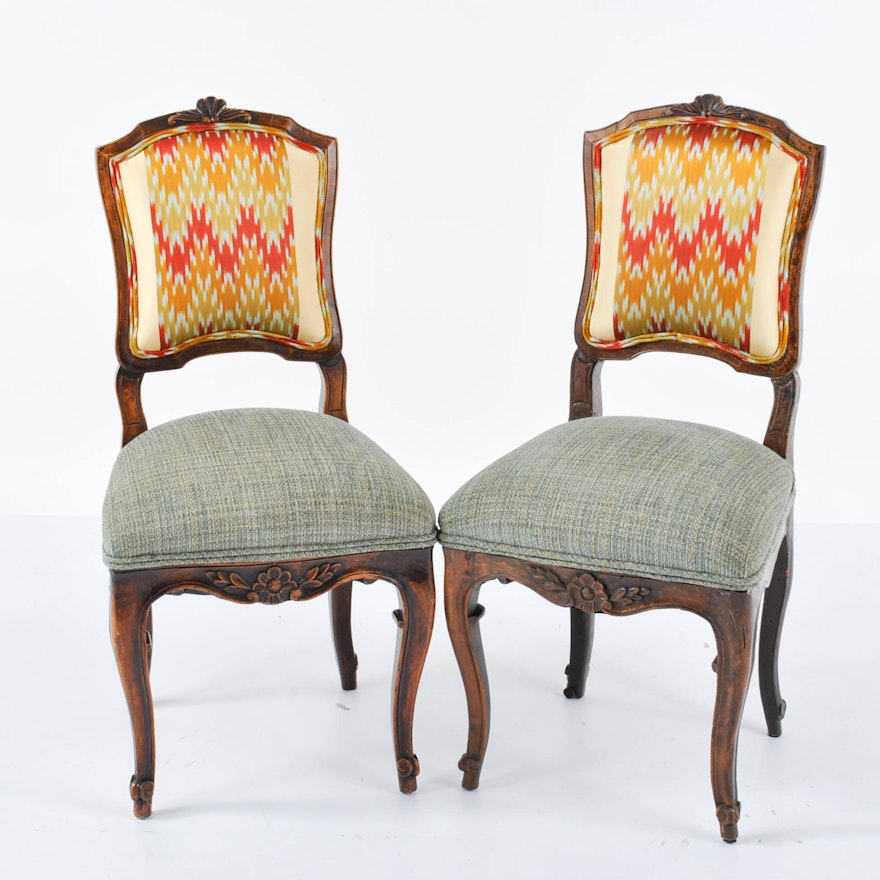 Pair of Louis XV Style Side Chairs