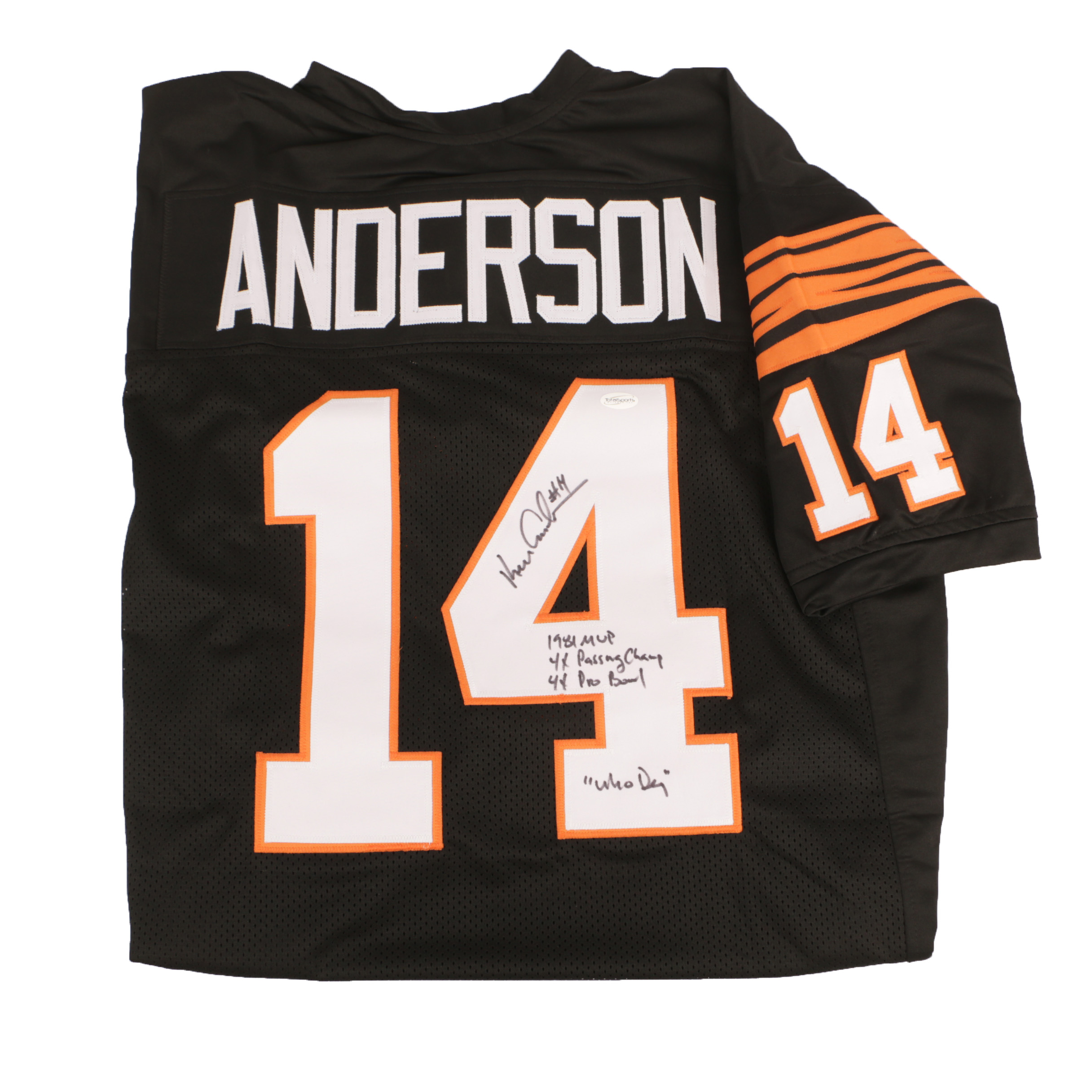 Ken Anderson Autographed Cincinnati Bengals Jersey