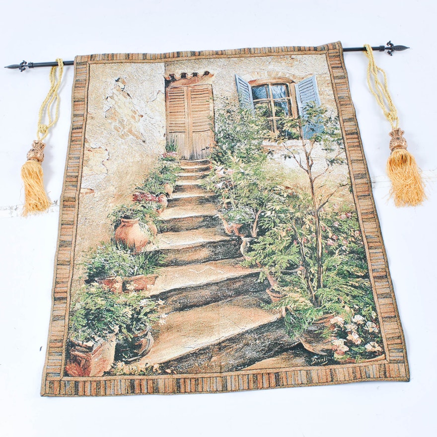 Machine Made Entry Stairway Tapestry