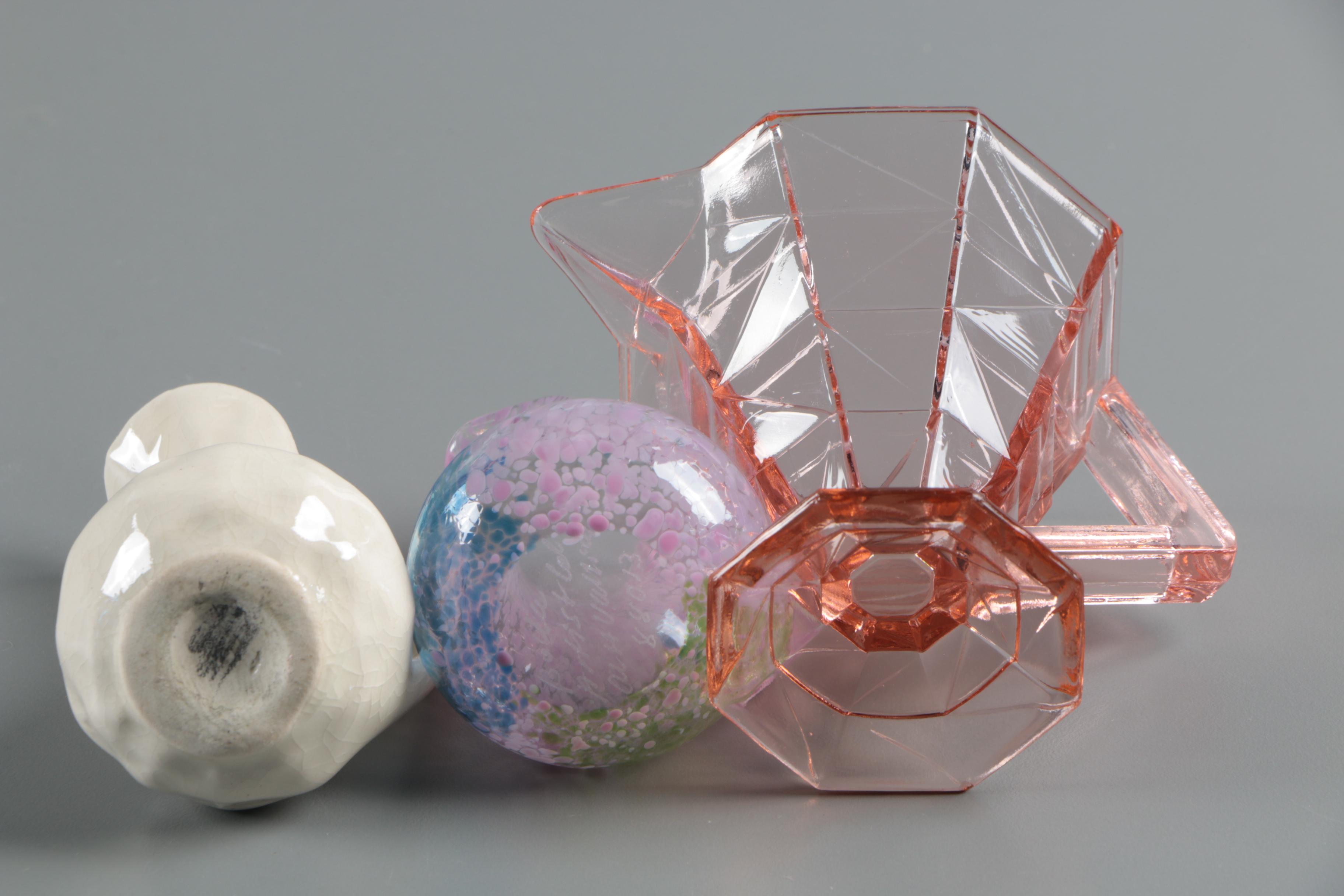 Pitchers Including Kosta Boda and Orrefors Art Glass