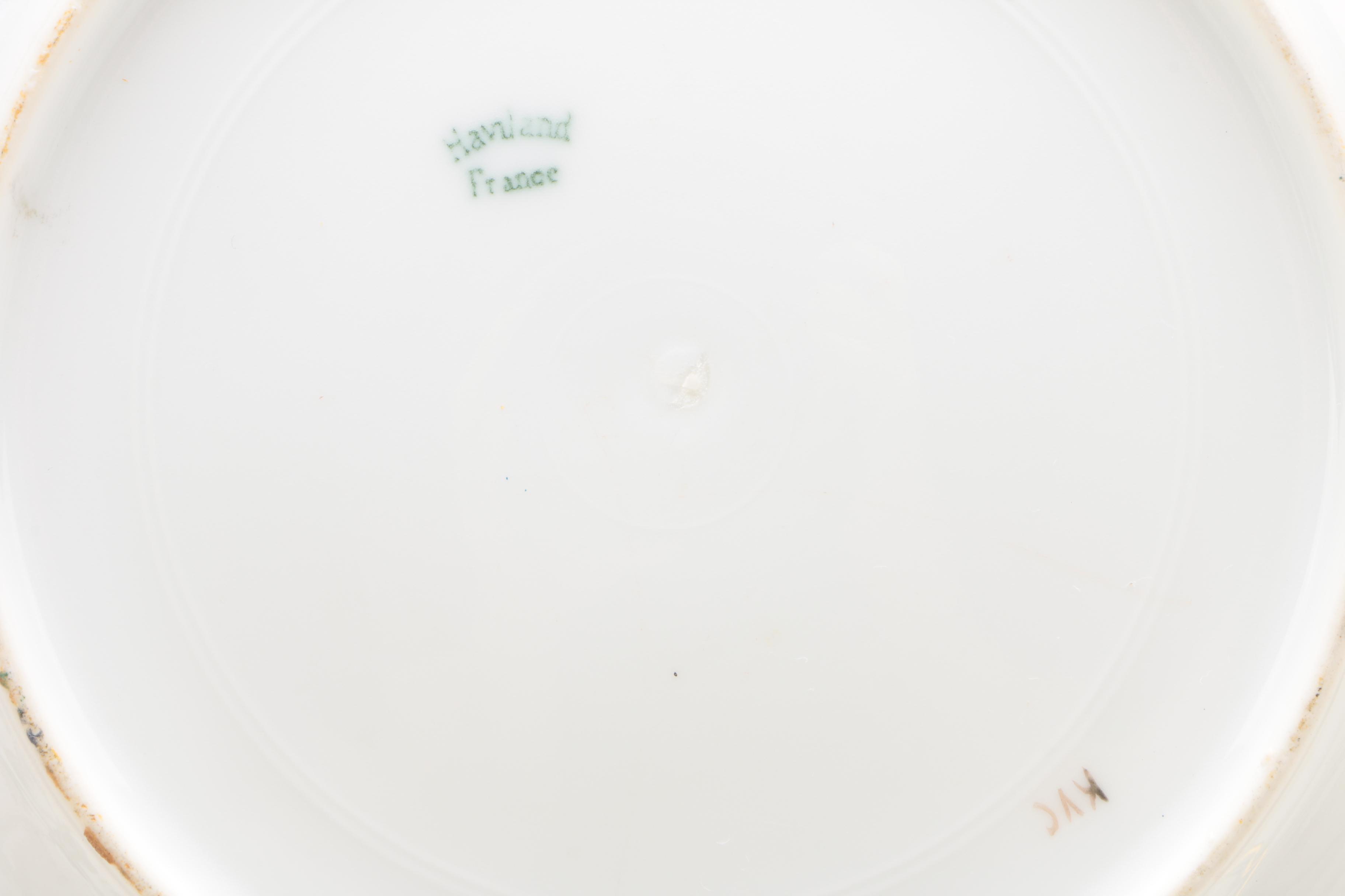 Art Deco Hobbyist Painted Porcelain Tea Service