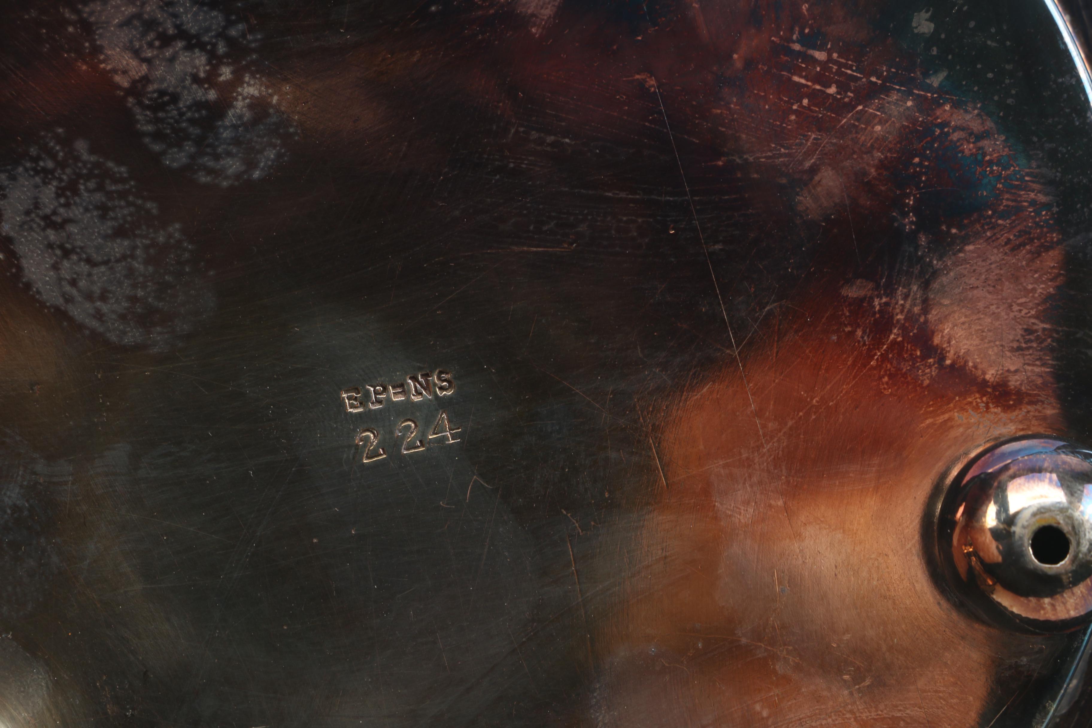 Sheffield Silver Co. Serving Tray with Other Silver Plate Serveware