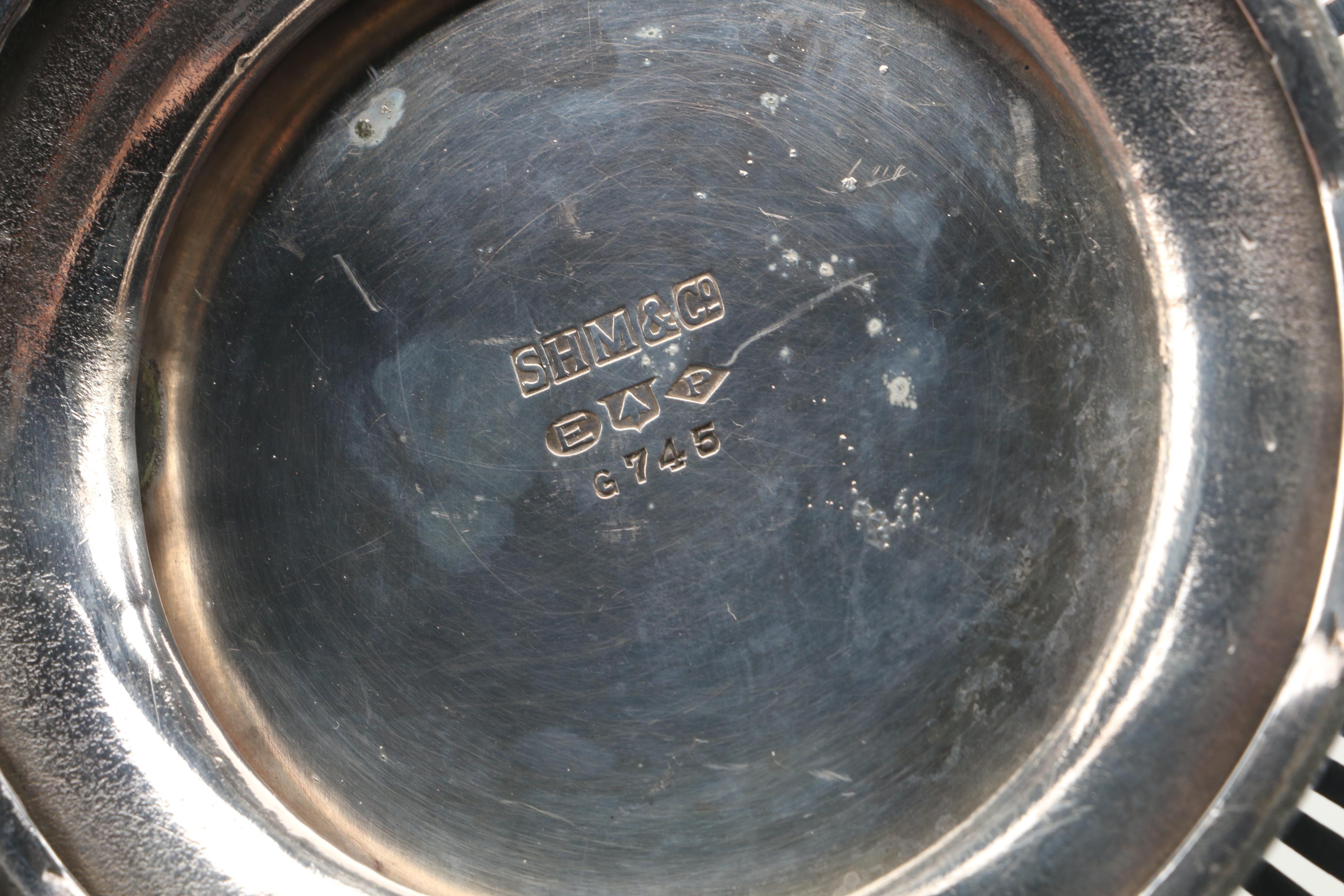 Sheffield Silver Co. Serving Tray with Other Silver Plate Serveware