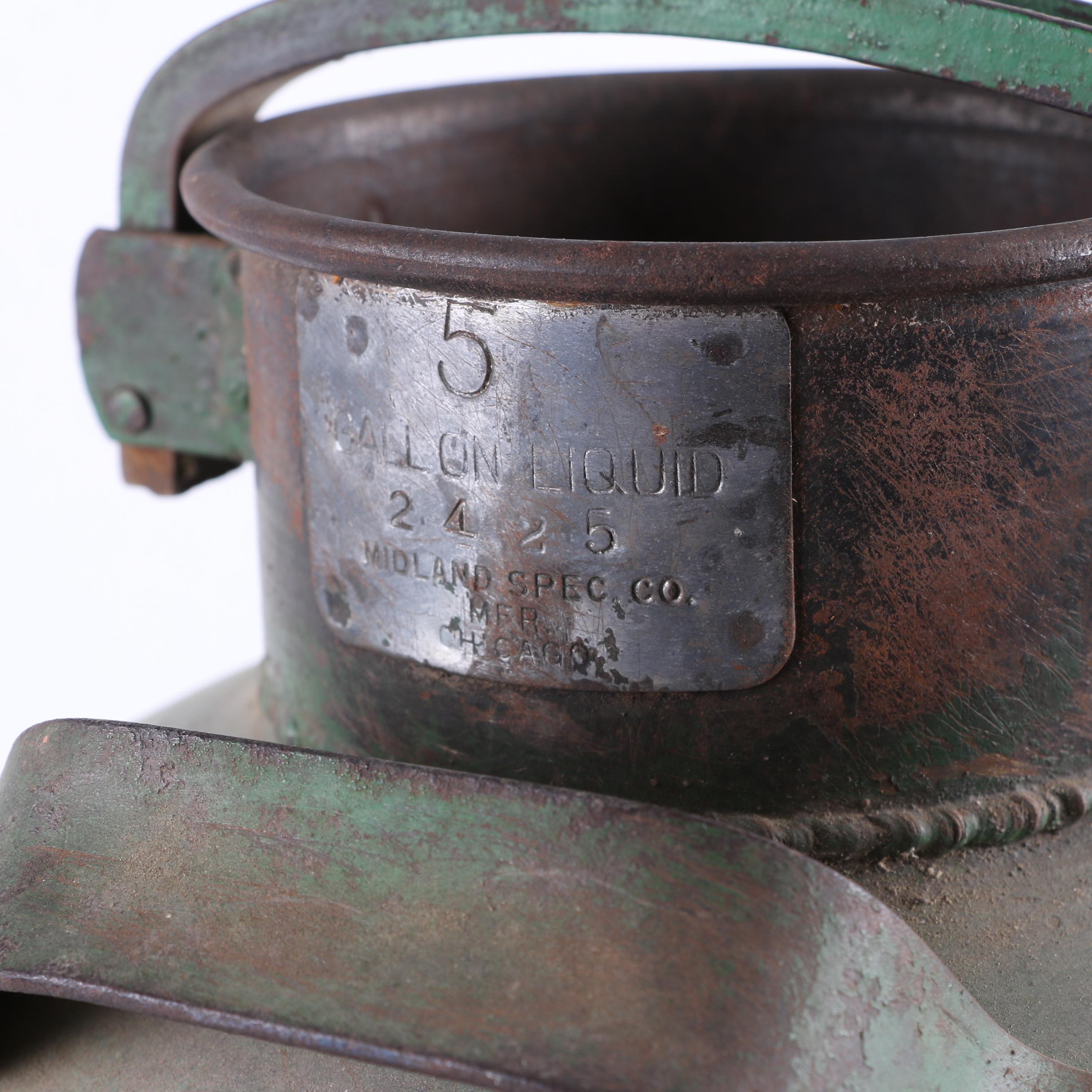 Vintage Midland 5-Gallon Metal Milk Can