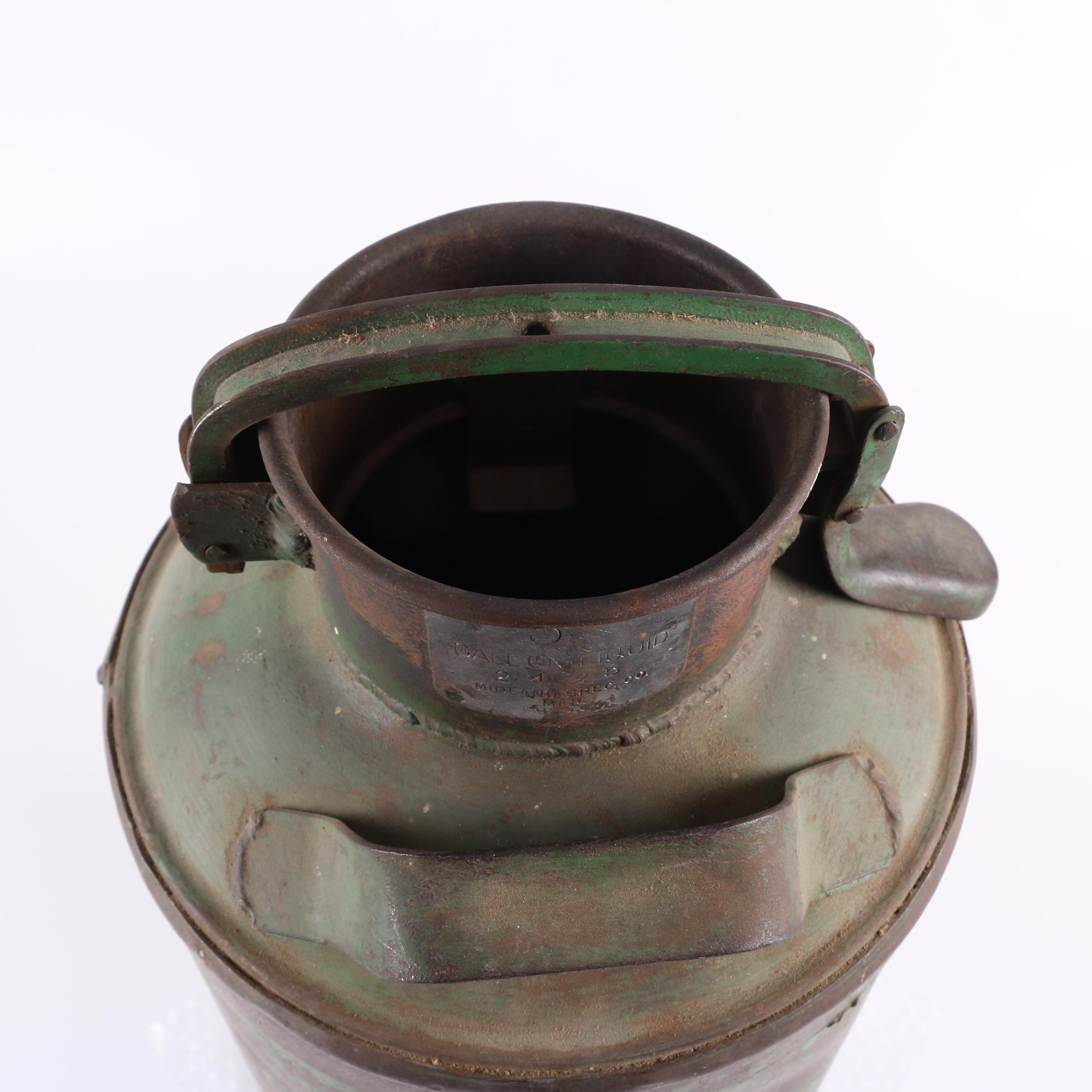 Vintage Midland 5-Gallon Metal Milk Can