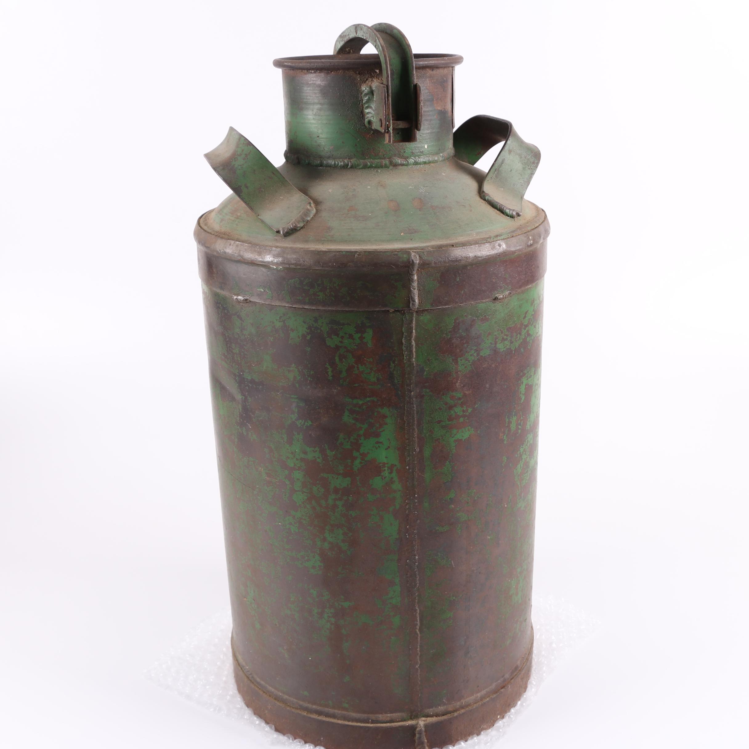 Vintage Midland 5-Gallon Metal Milk Can