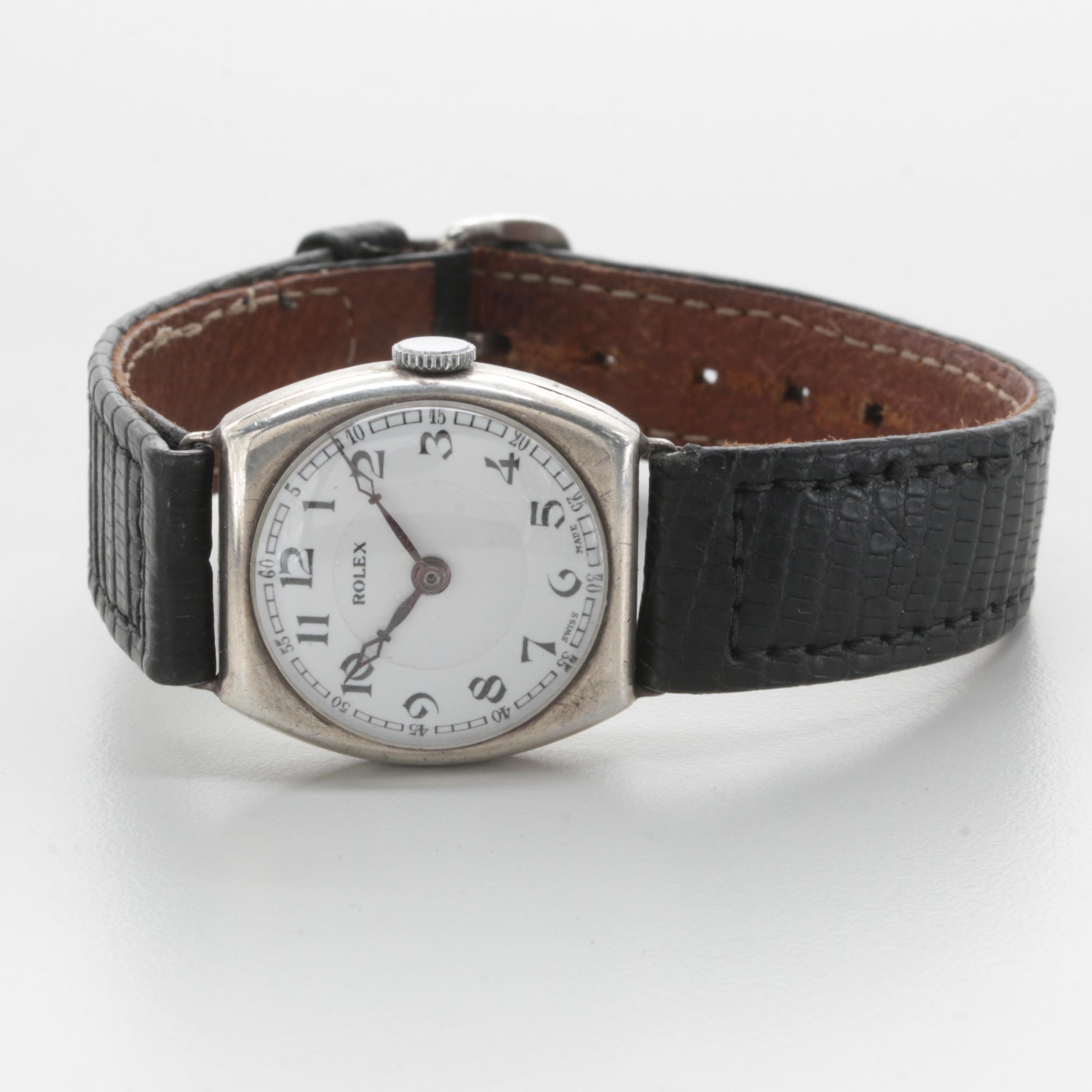 Rolex Ultra Prima Movement in Sterling Silver Case