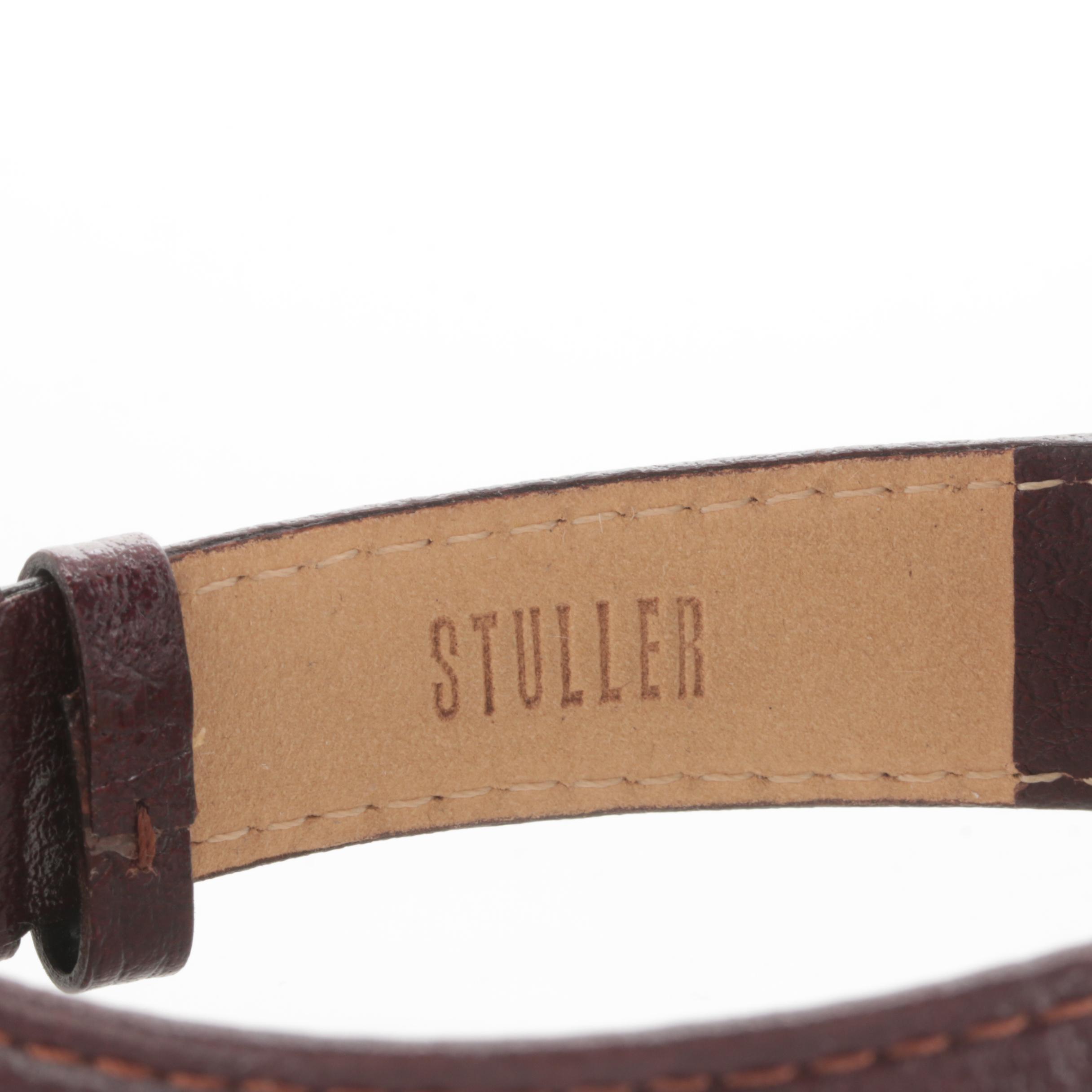 Omega Seamaster Gold-Tone Stainless Steel Watch with Leather Strap