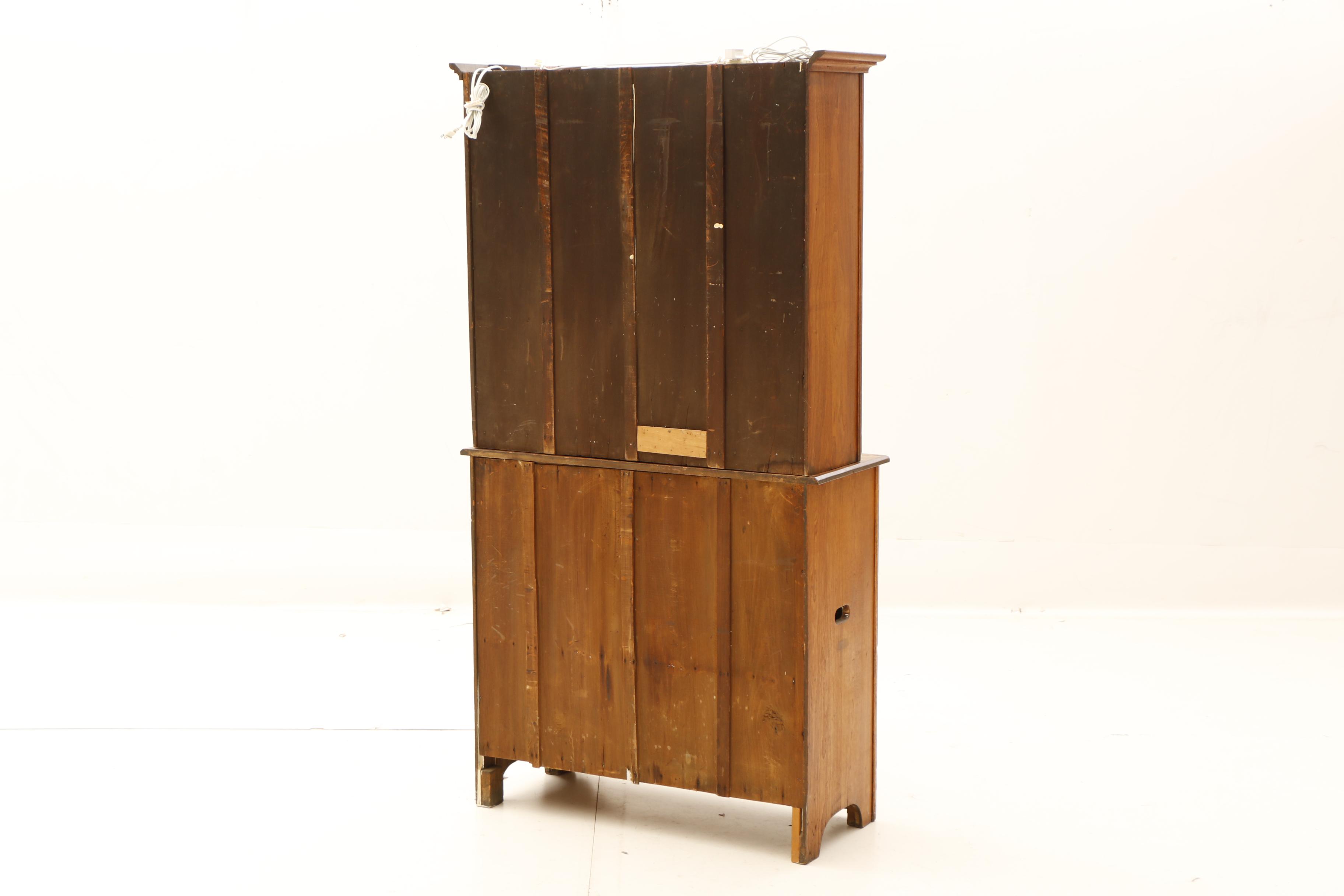 Vintage Oak China Cabinet