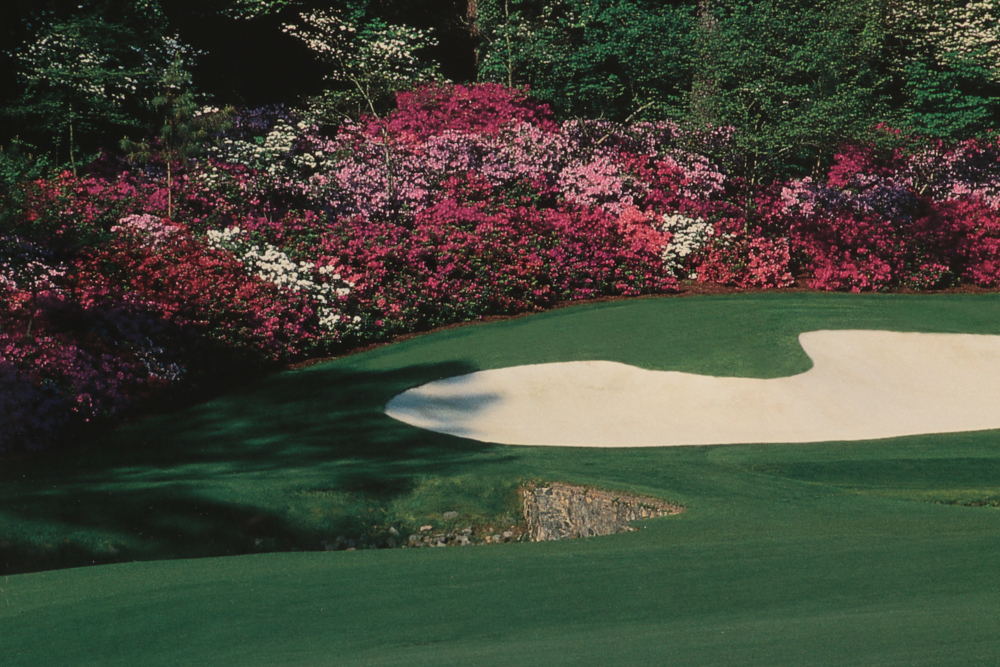 Pair of Framed Offset Lithographs of Golf Course Photographs