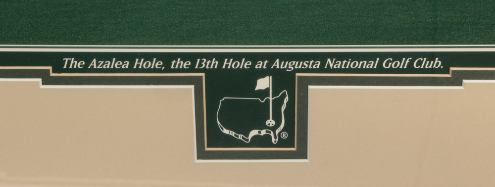 Pair of Framed Offset Lithographs of Golf Course Photographs