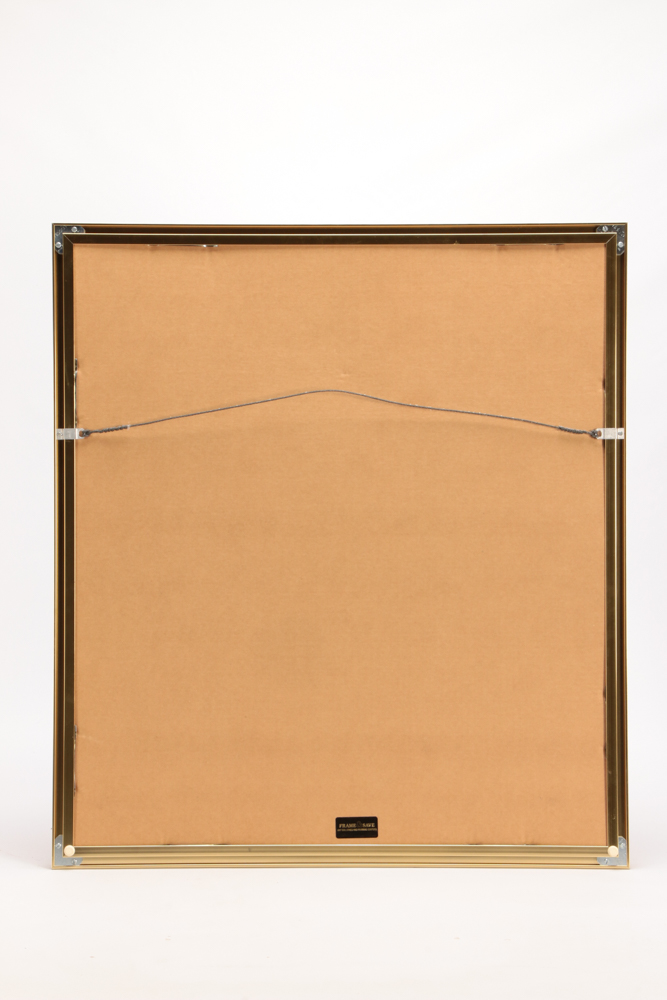 Pair of Framed Offset Lithographs of Golf Course Photographs