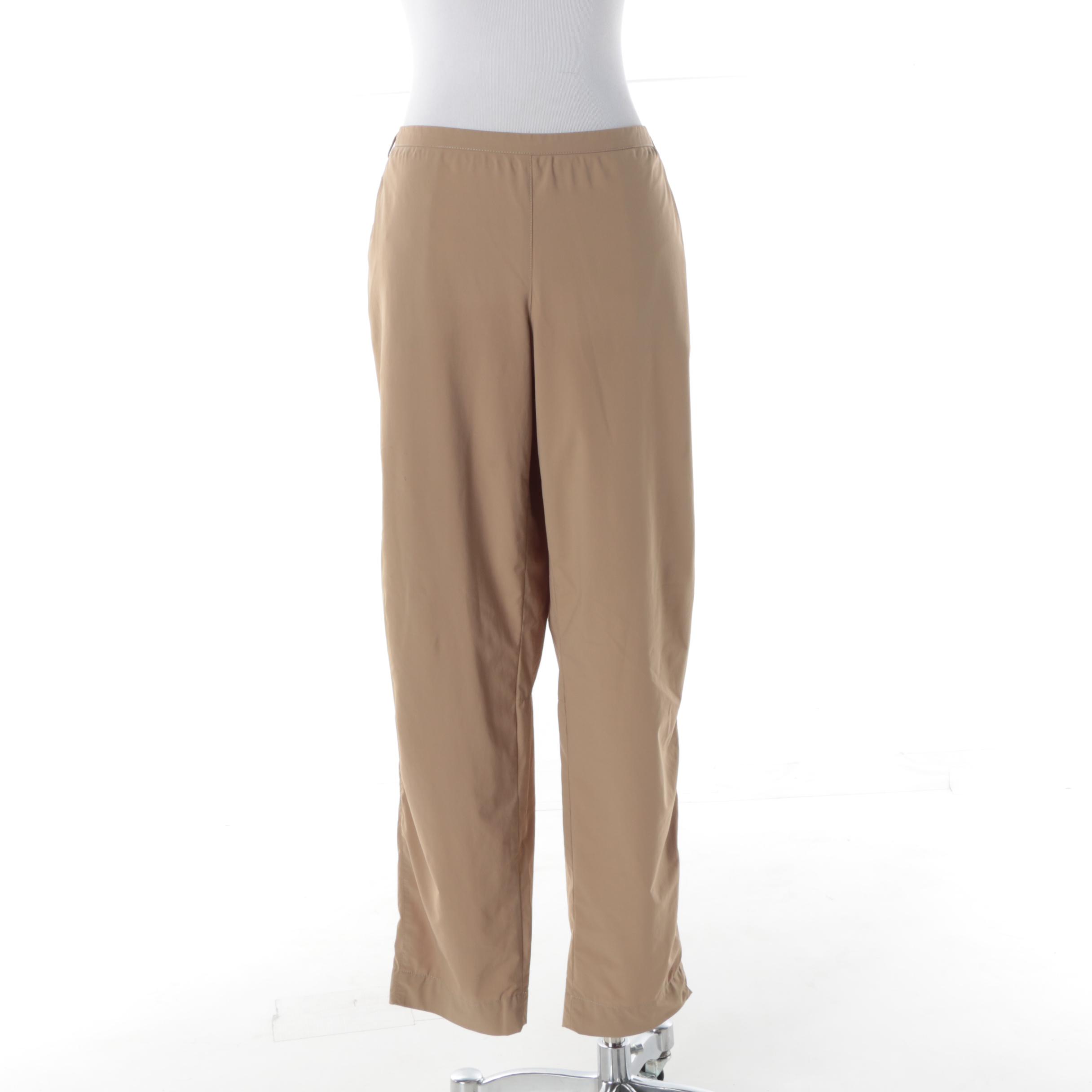 Women's Prada Khaki Nylon Pants