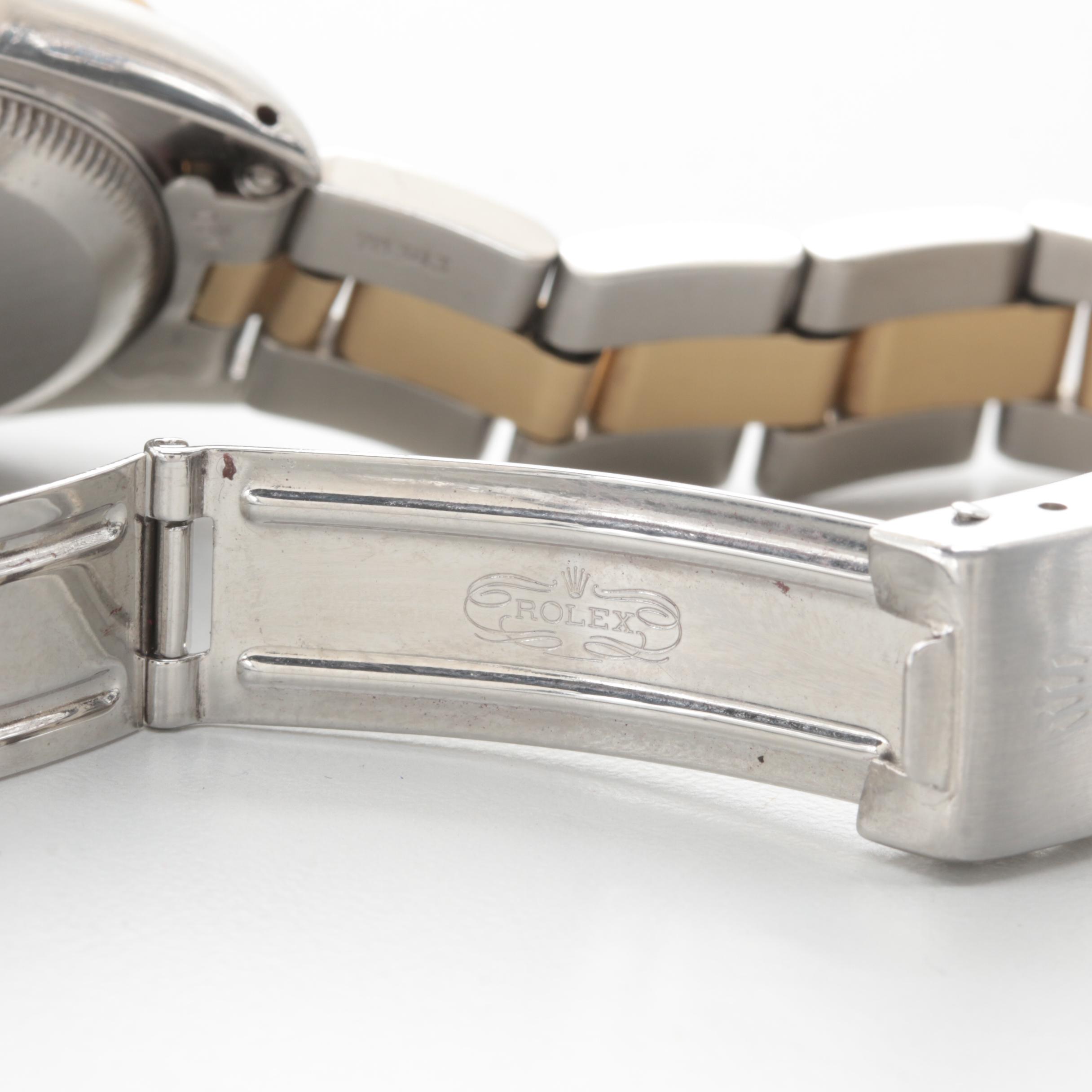 Rolex Stainless Steel and 18K Yellow Gold Diamond and Sapphire Watch