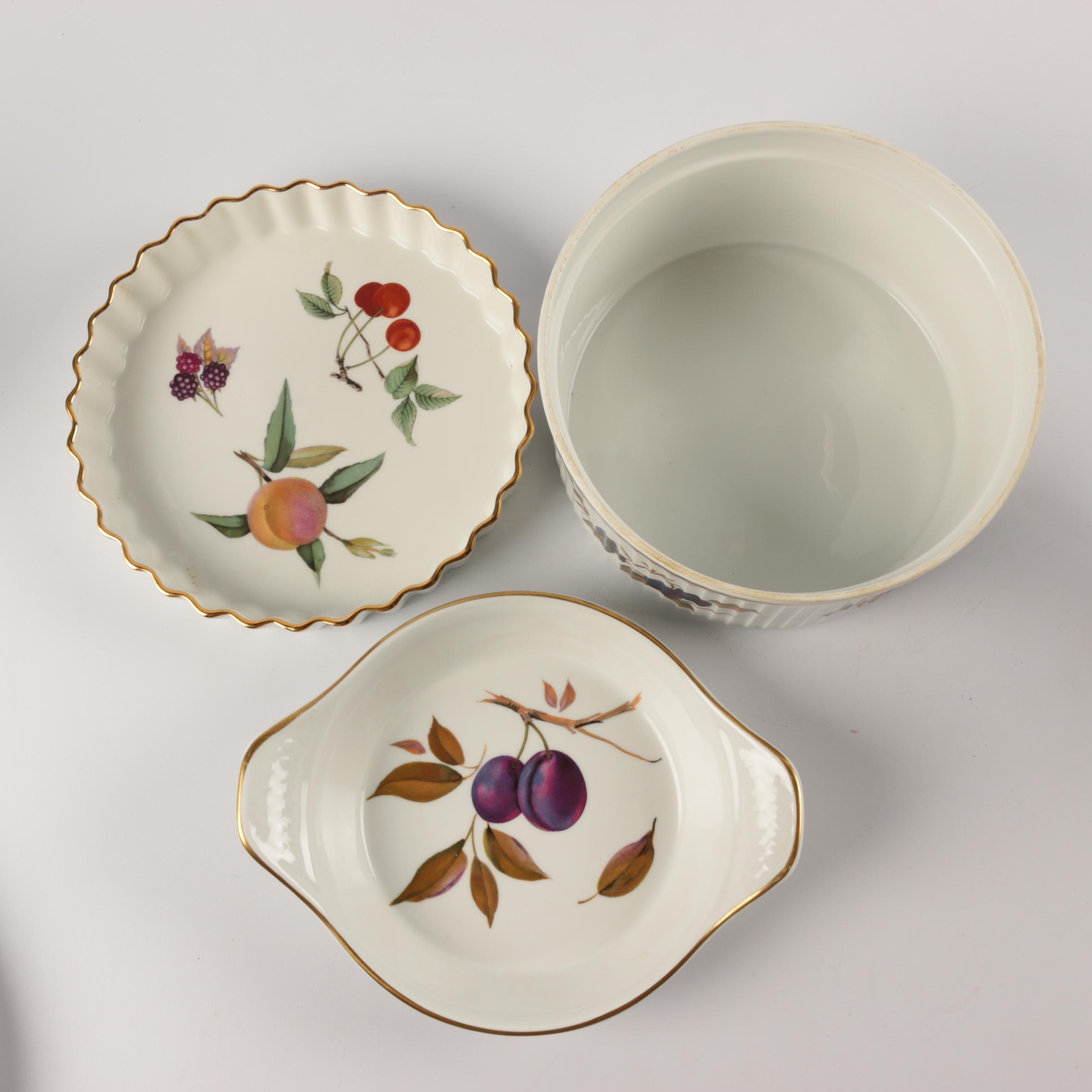 Vintage Haviland with Royal Worcester Serveware and Heinrich Collector Plates
