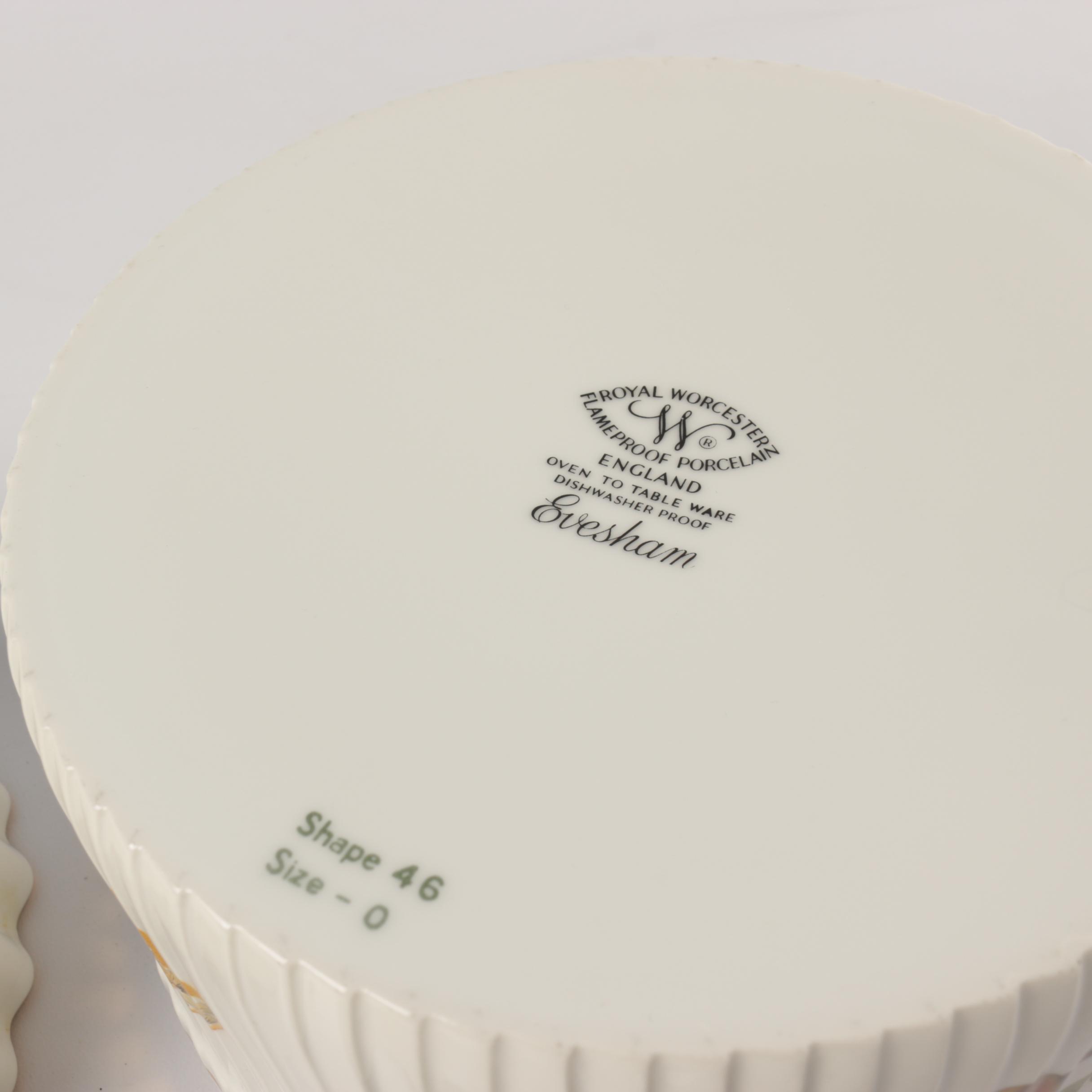 Vintage Haviland with Royal Worcester Serveware and Heinrich Collector Plates