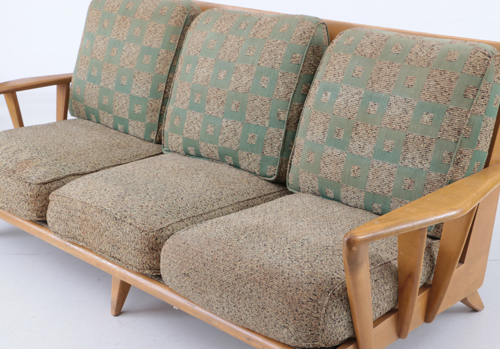 Mid-Century Heywood Wakefield Maple Framed sofa