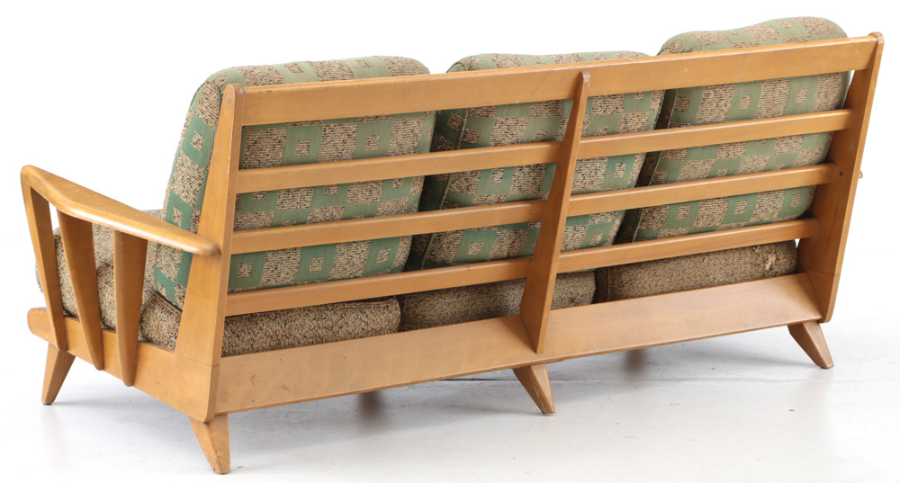 Mid-Century Heywood Wakefield Maple Framed sofa