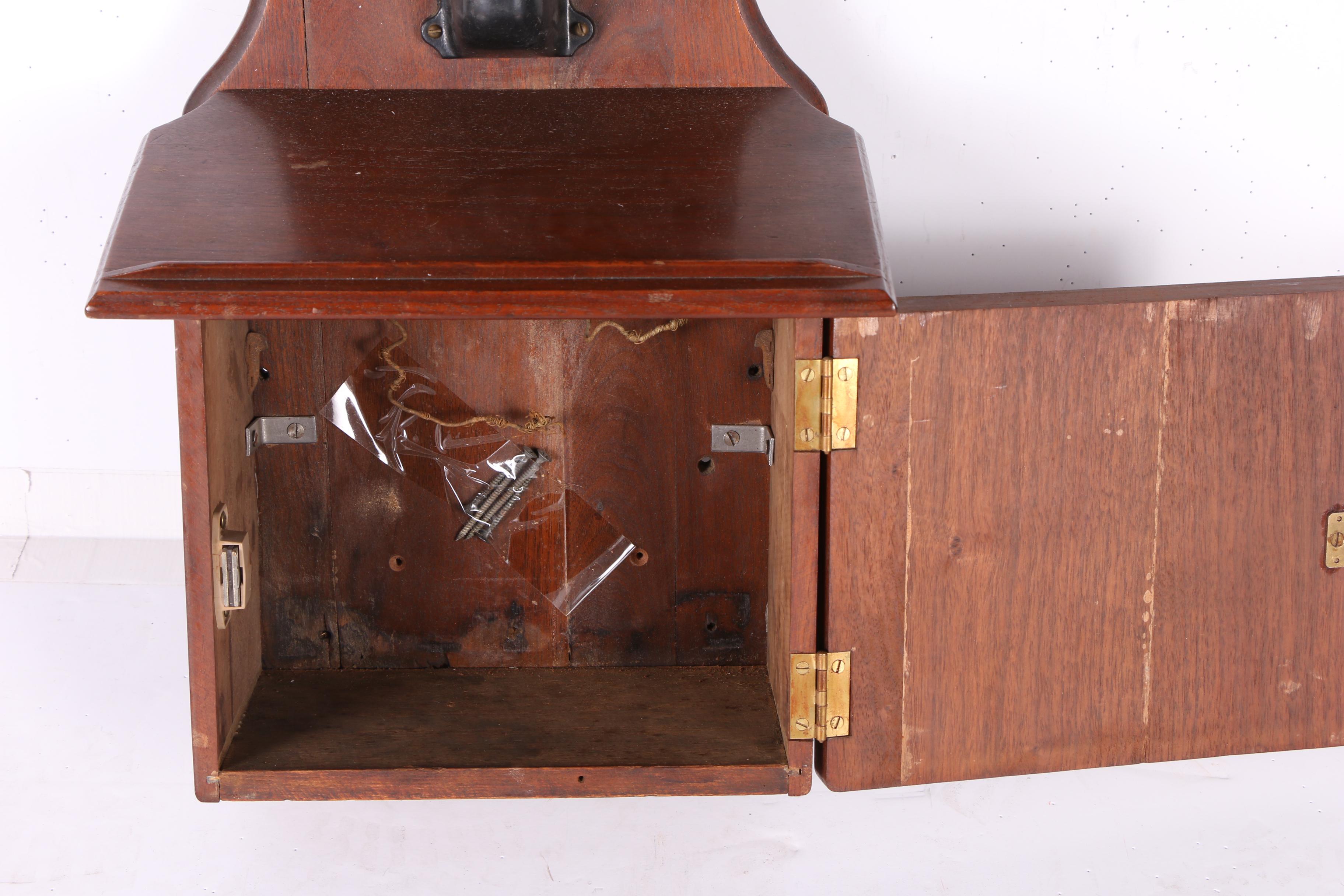 Antique Williams Telephone & Supply Co. Oak Wall Phone