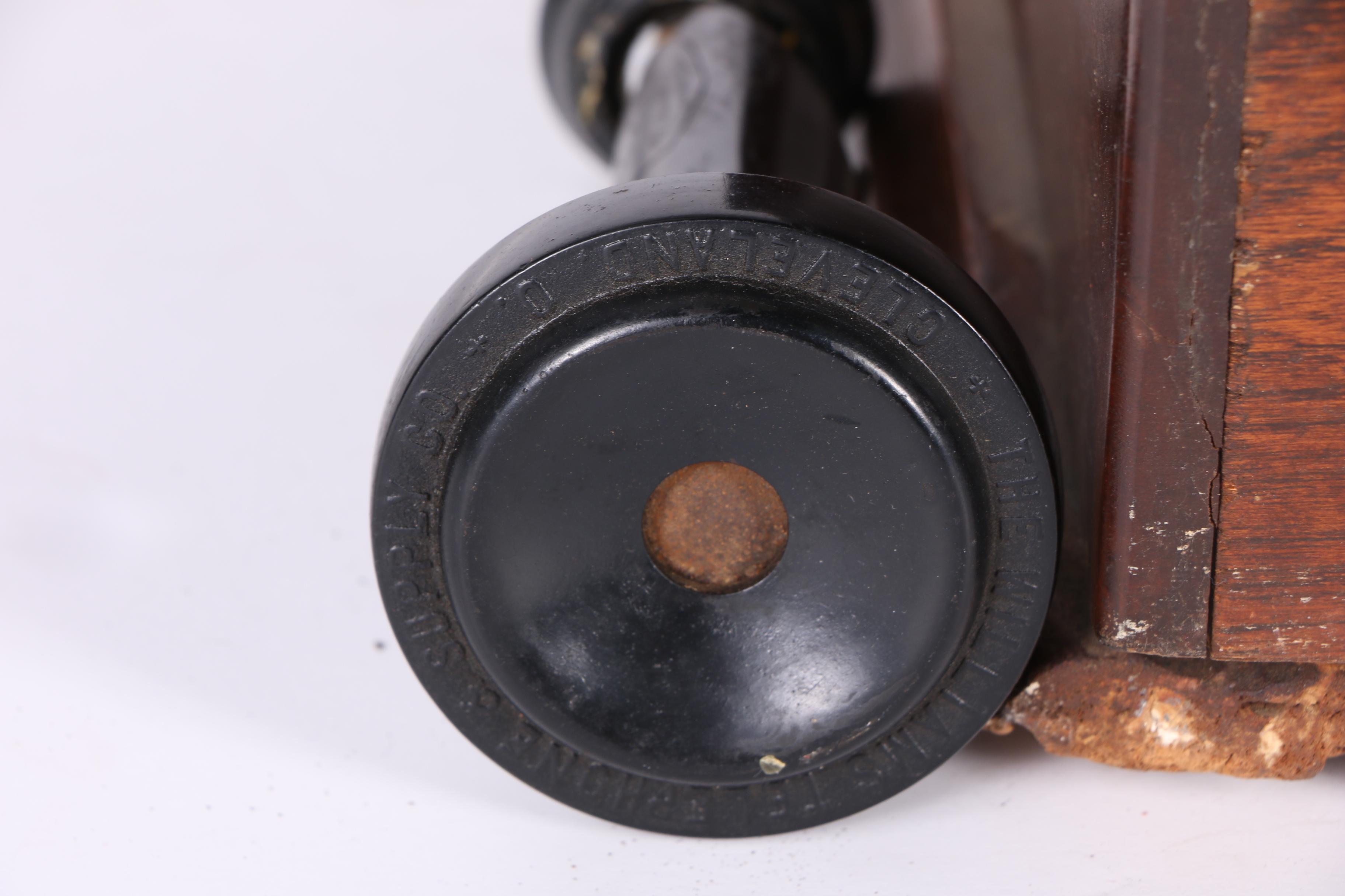 Antique Williams Telephone & Supply Co. Oak Wall Phone