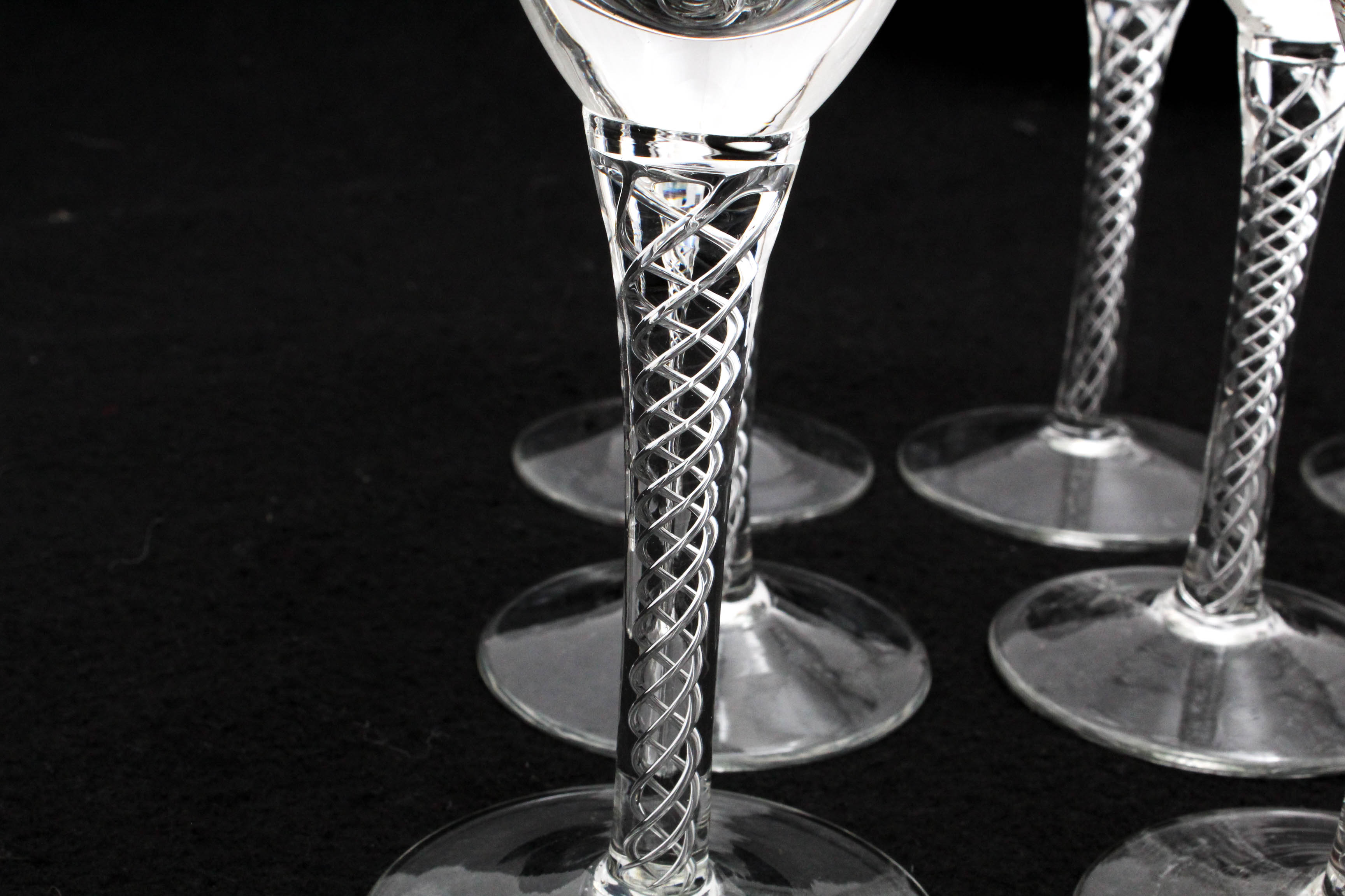 Champagne Flutes with Air-Twist Stem