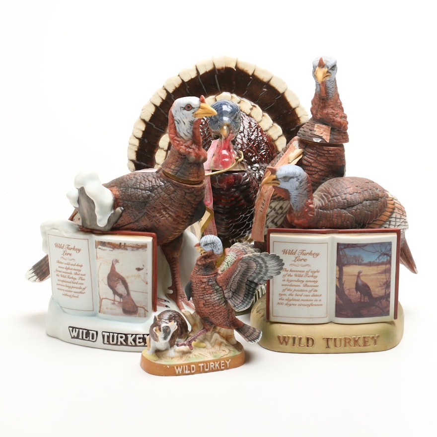 Vintage Wild Turkey Decanters