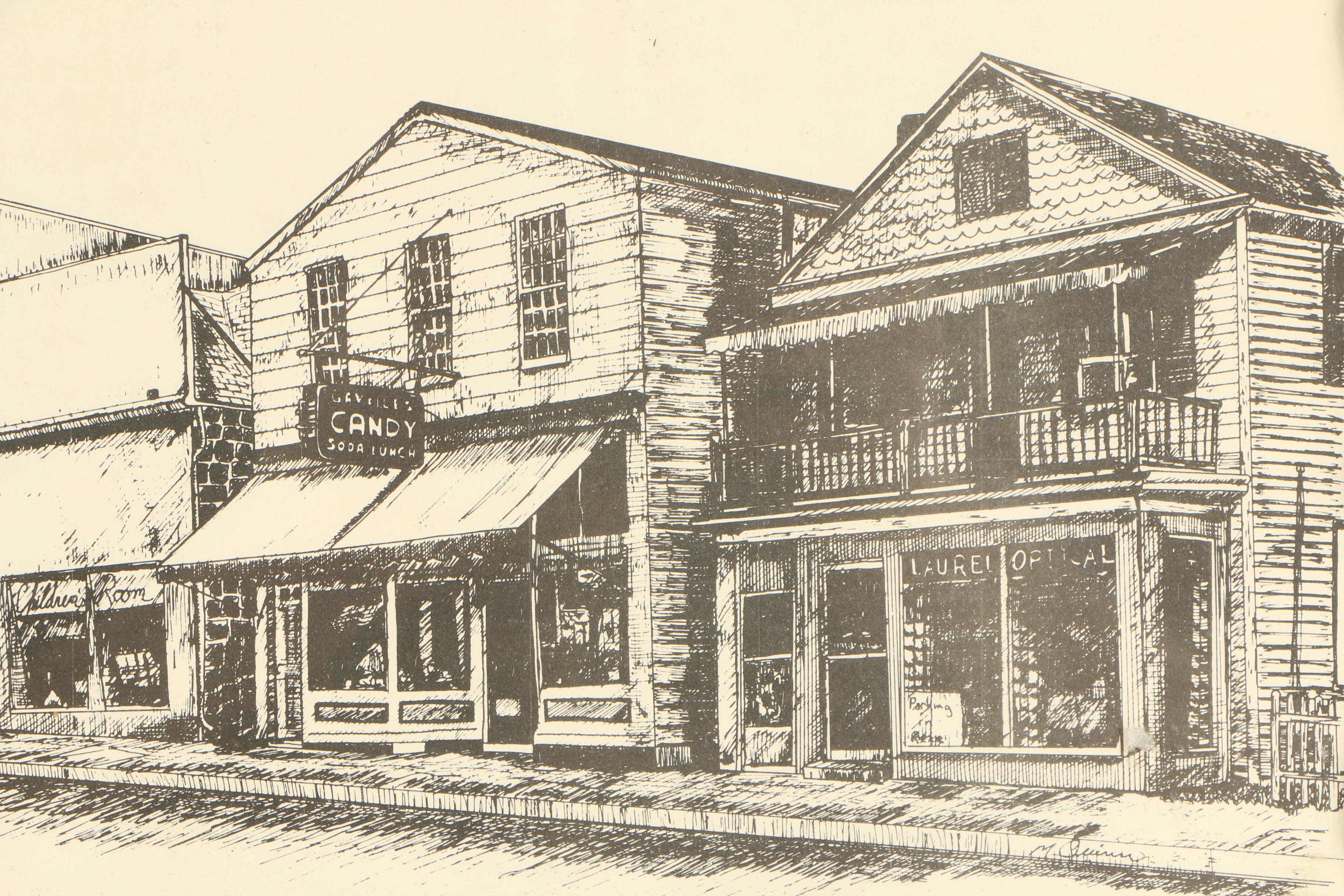 Marian Quinn Architectural Lithographs