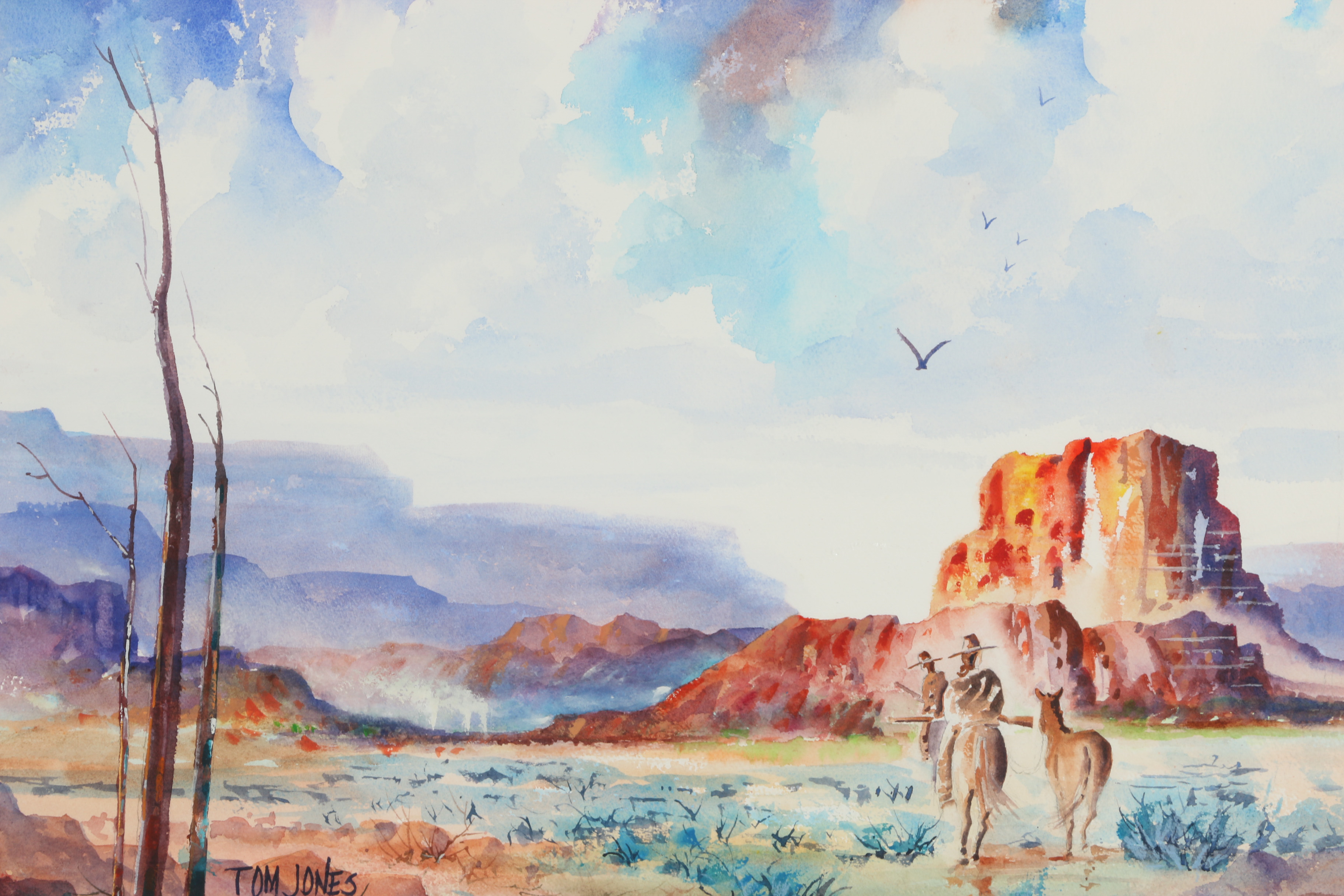 Tom Jones Watercolor Painting