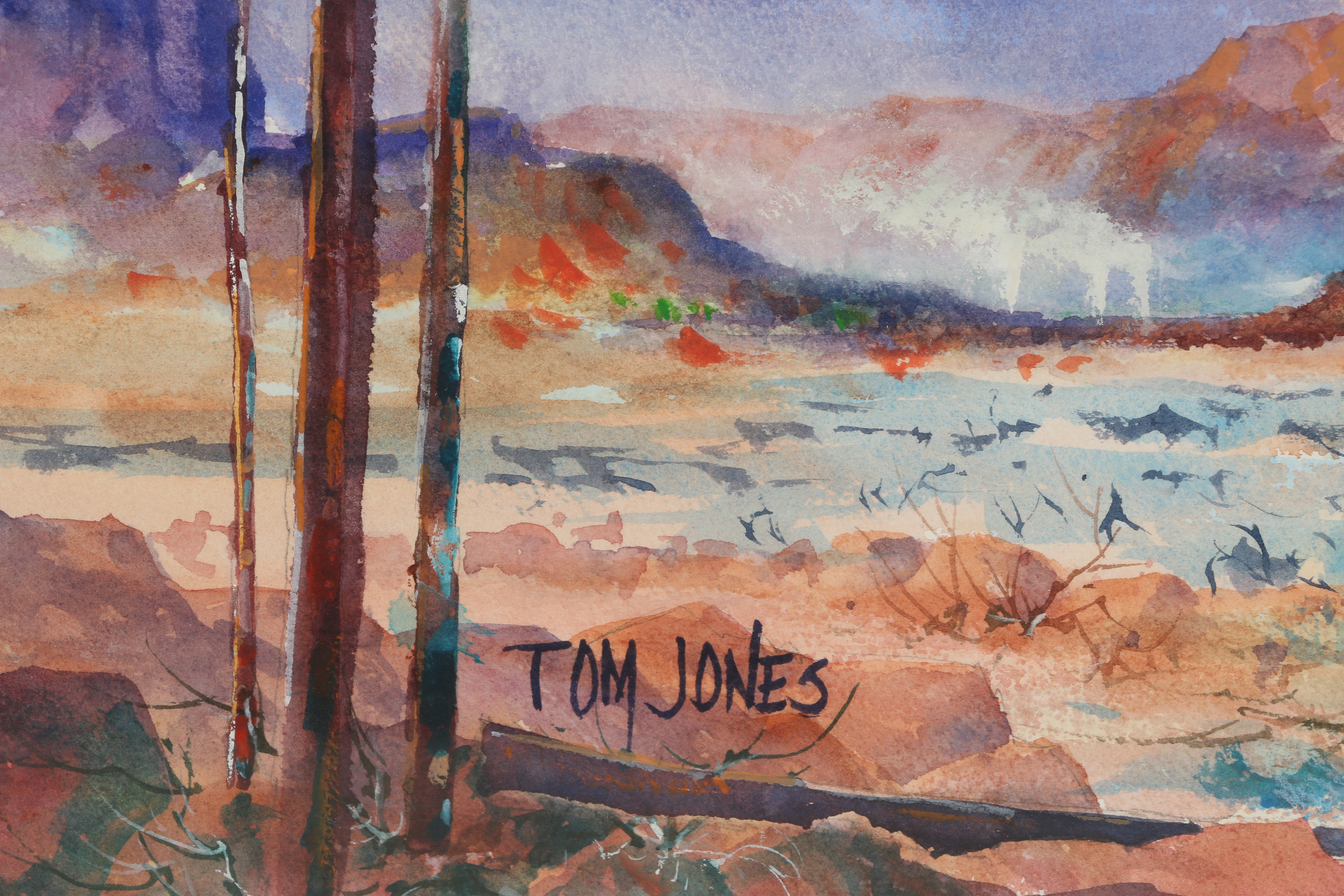 Tom Jones Watercolor Painting