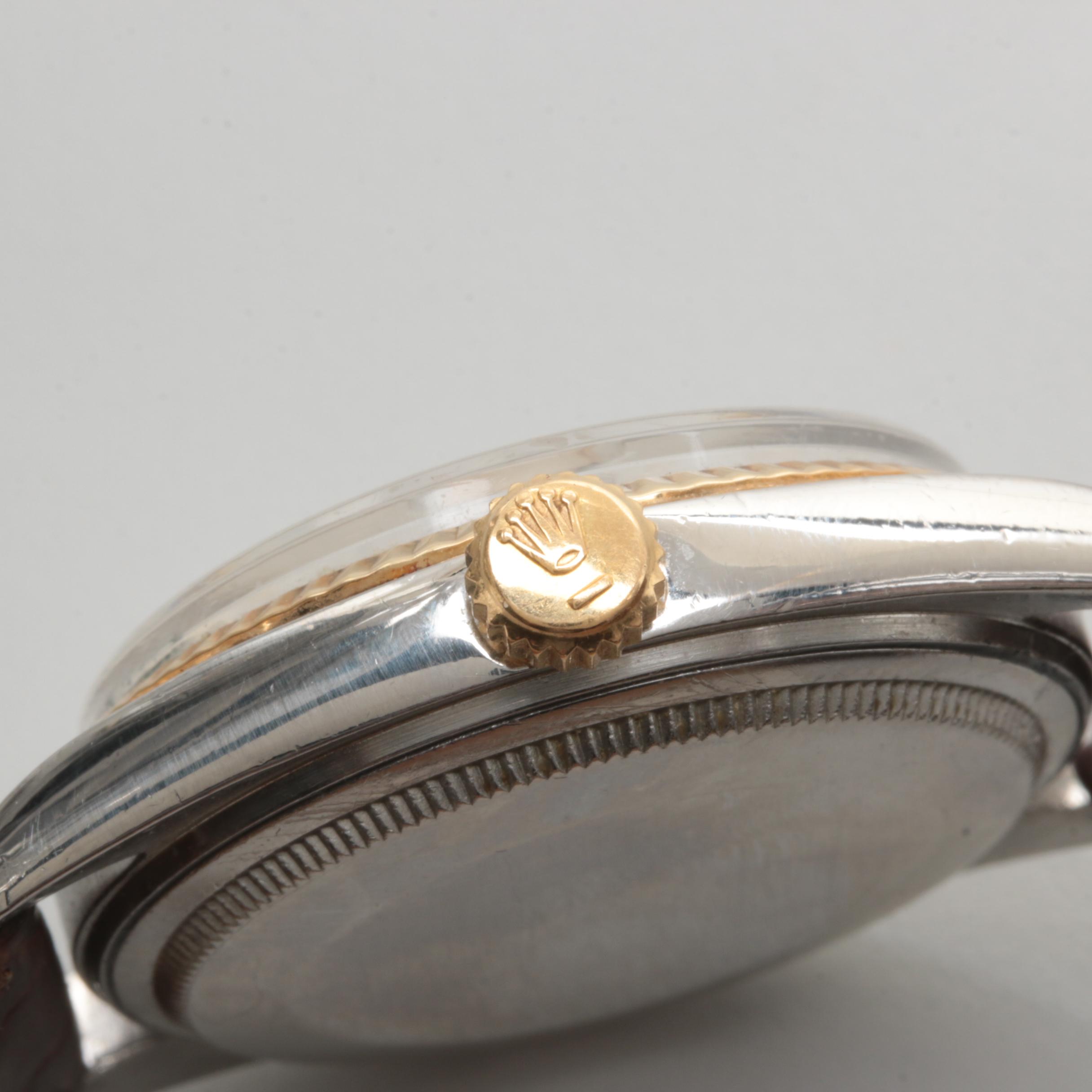 Rolex Datejust Oyster Perpetual Stainless Steel and 14K Yellow Gold Watch