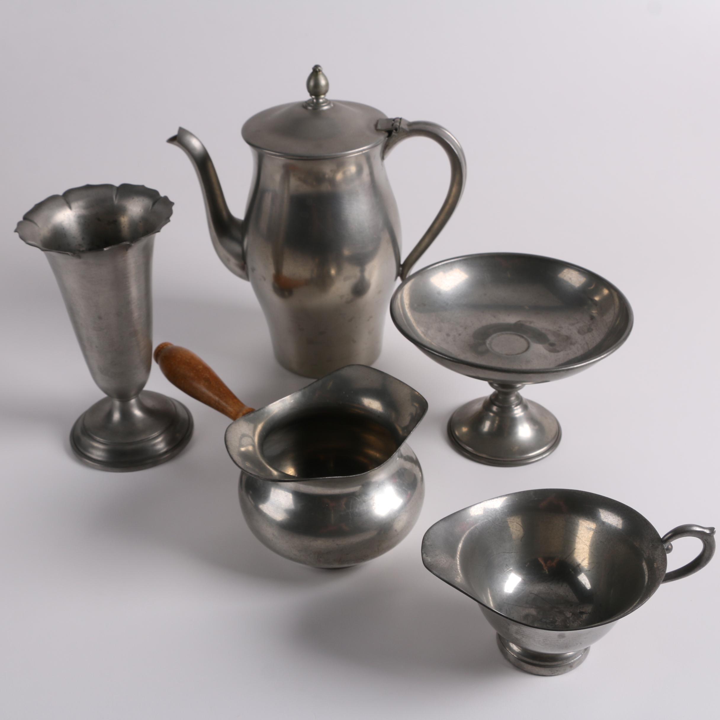 Pewter Tableware featuring Preisner, Alloy Art, and International