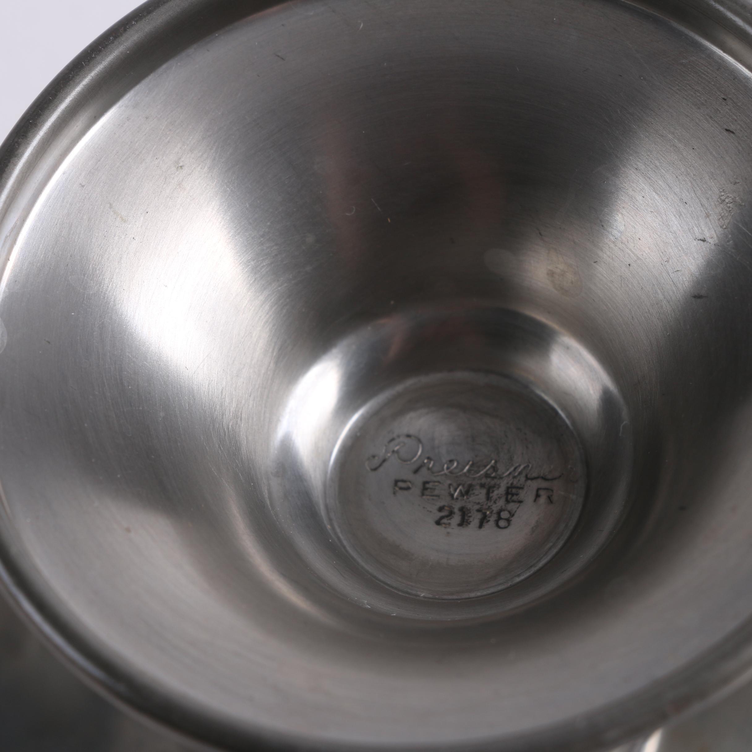 Pewter Tableware featuring Preisner, Alloy Art, and International