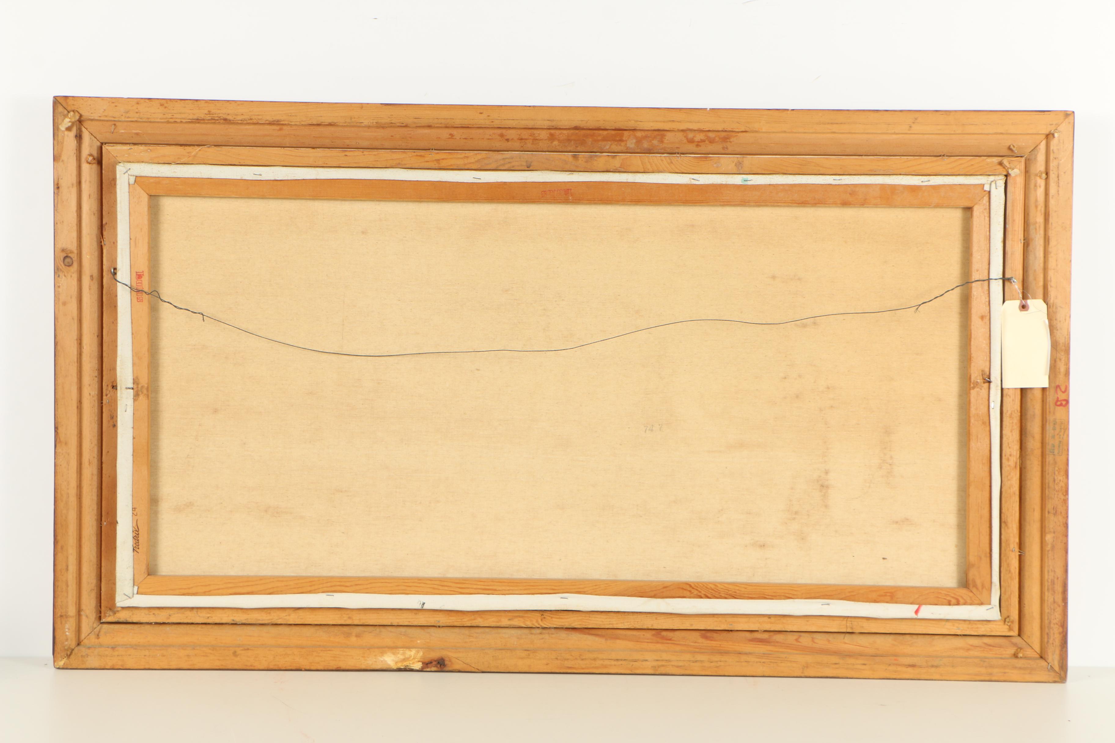 M. Weber Landscape Oil Painting