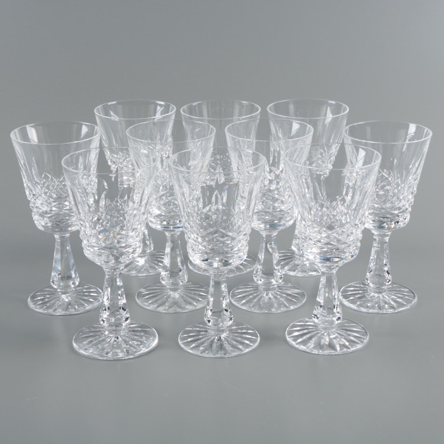 Waterford Crystal "Kenmare" Claret Wine Glasses