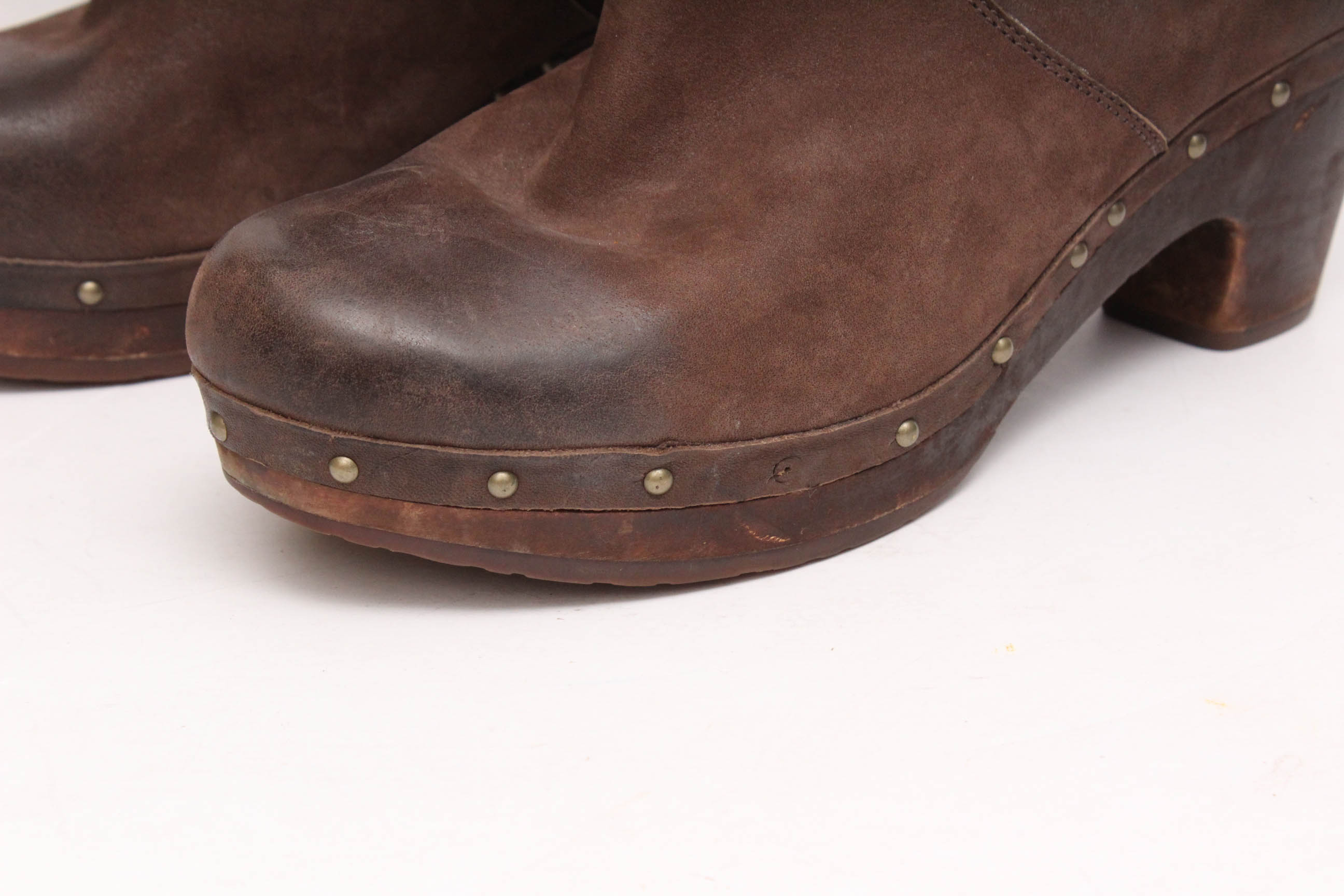 Ugg Lynnea Brown Suede and Shearling Convertible Boots