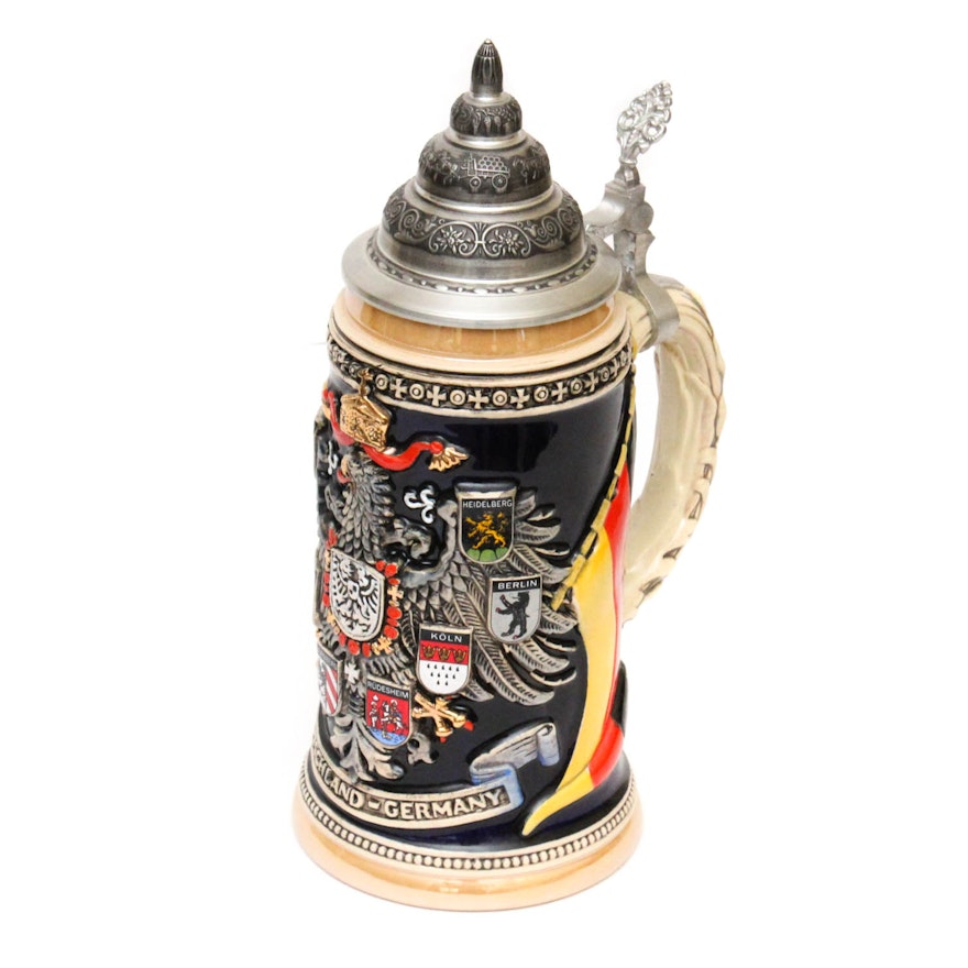 Vintage Limited Edition Hand-Crafted German Beer Stein