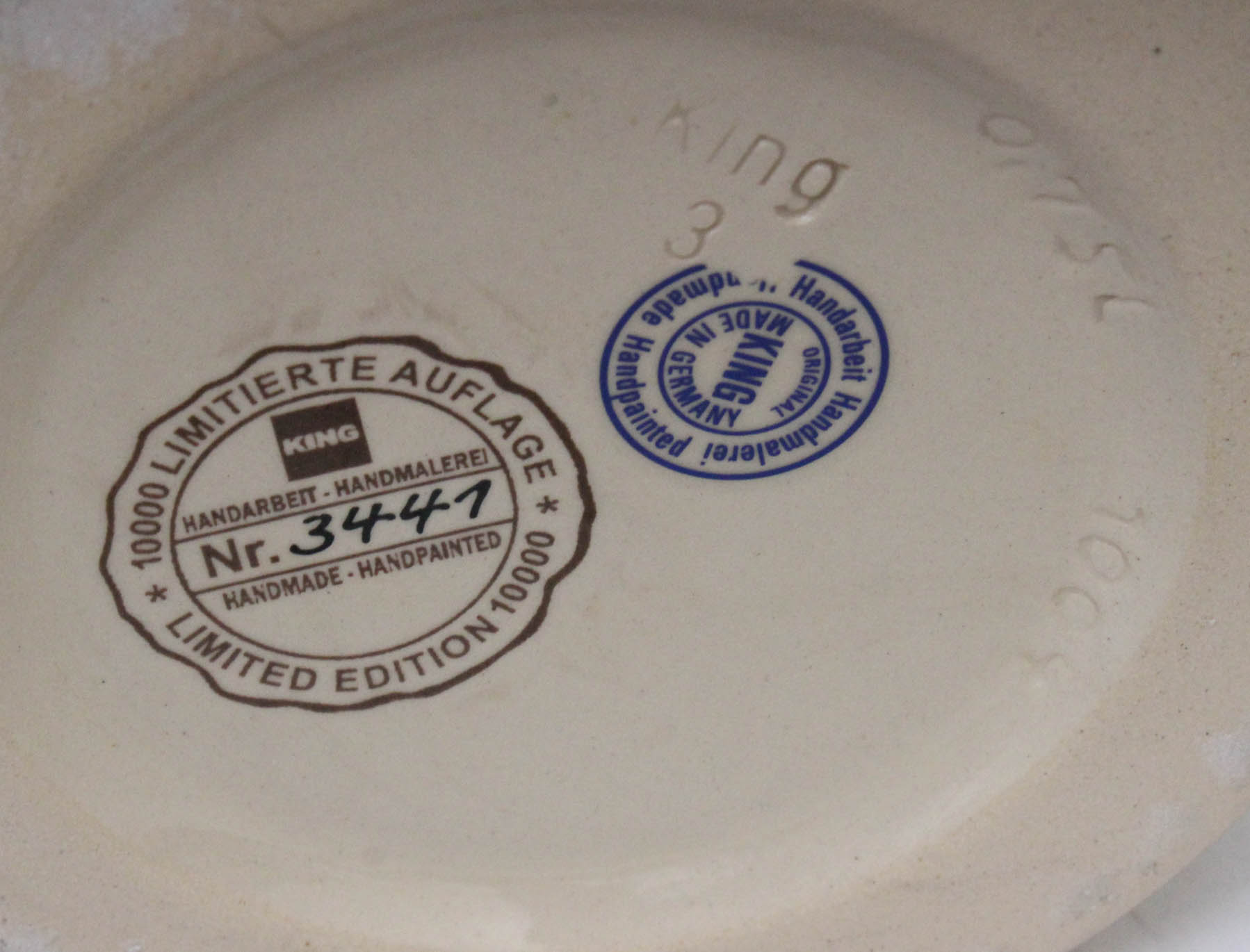 Vintage Limited Edition Hand-Crafted German Beer Stein