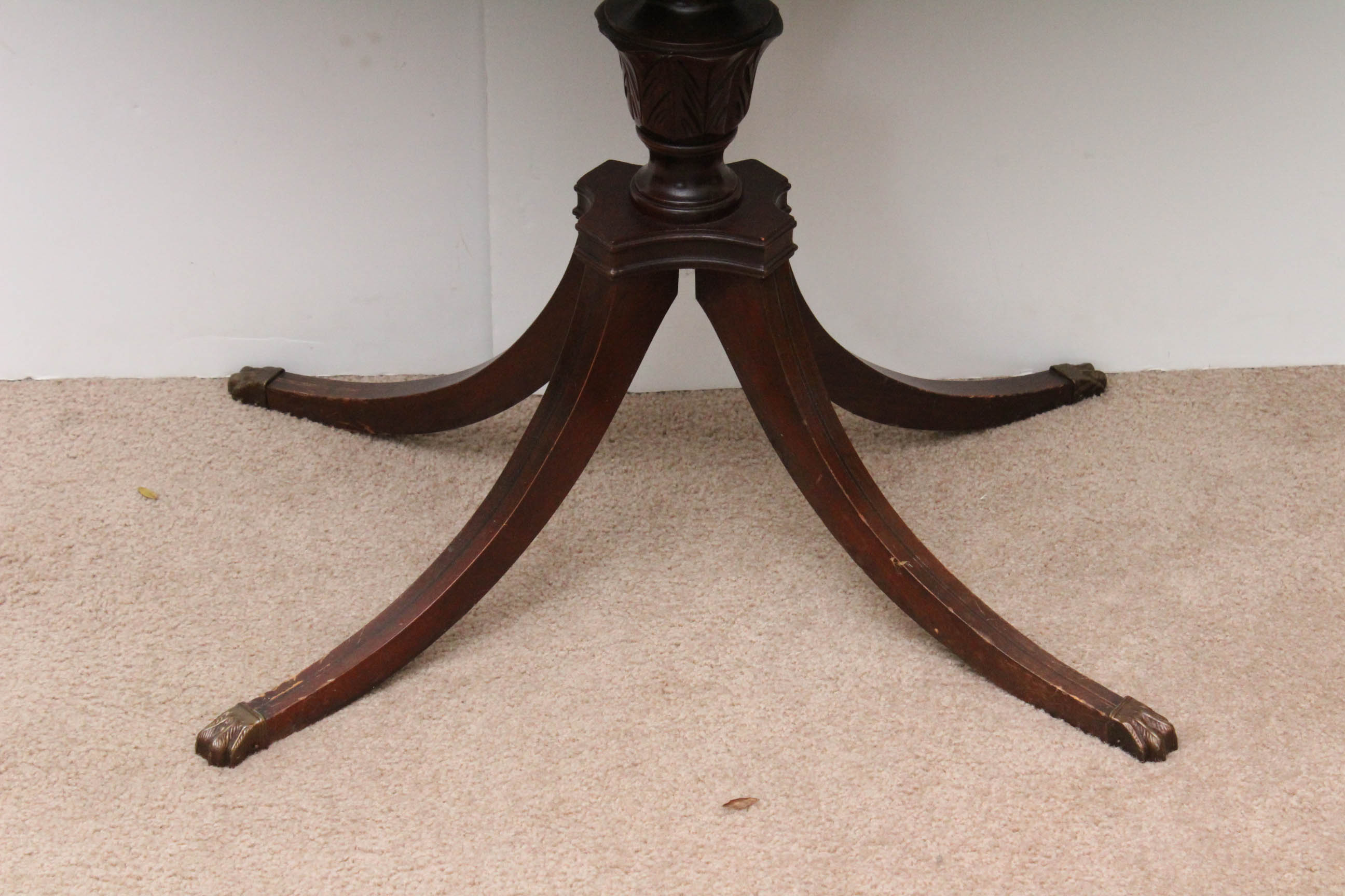 Colonial Revival Mahogany Game Table by Mersman