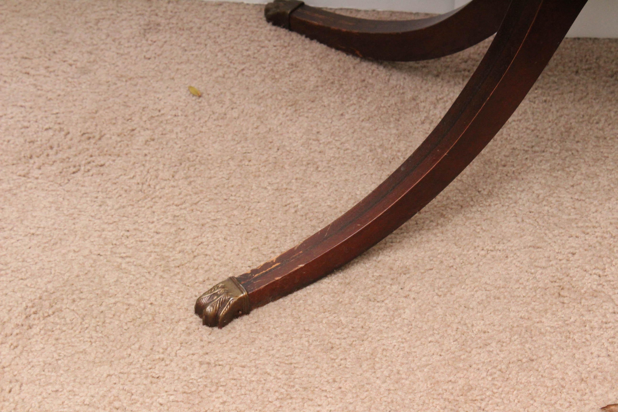 Colonial Revival Mahogany Game Table by Mersman