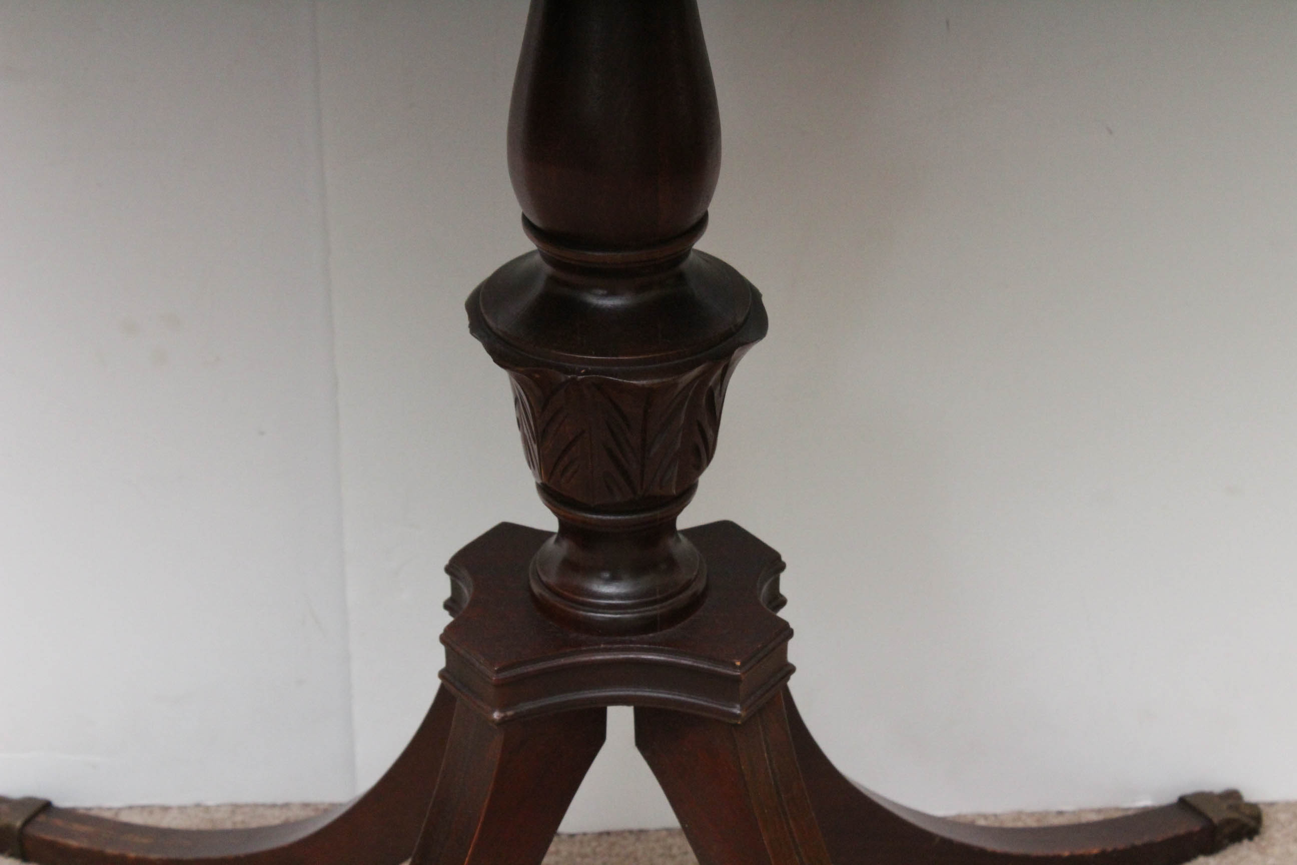 Colonial Revival Mahogany Game Table by Mersman