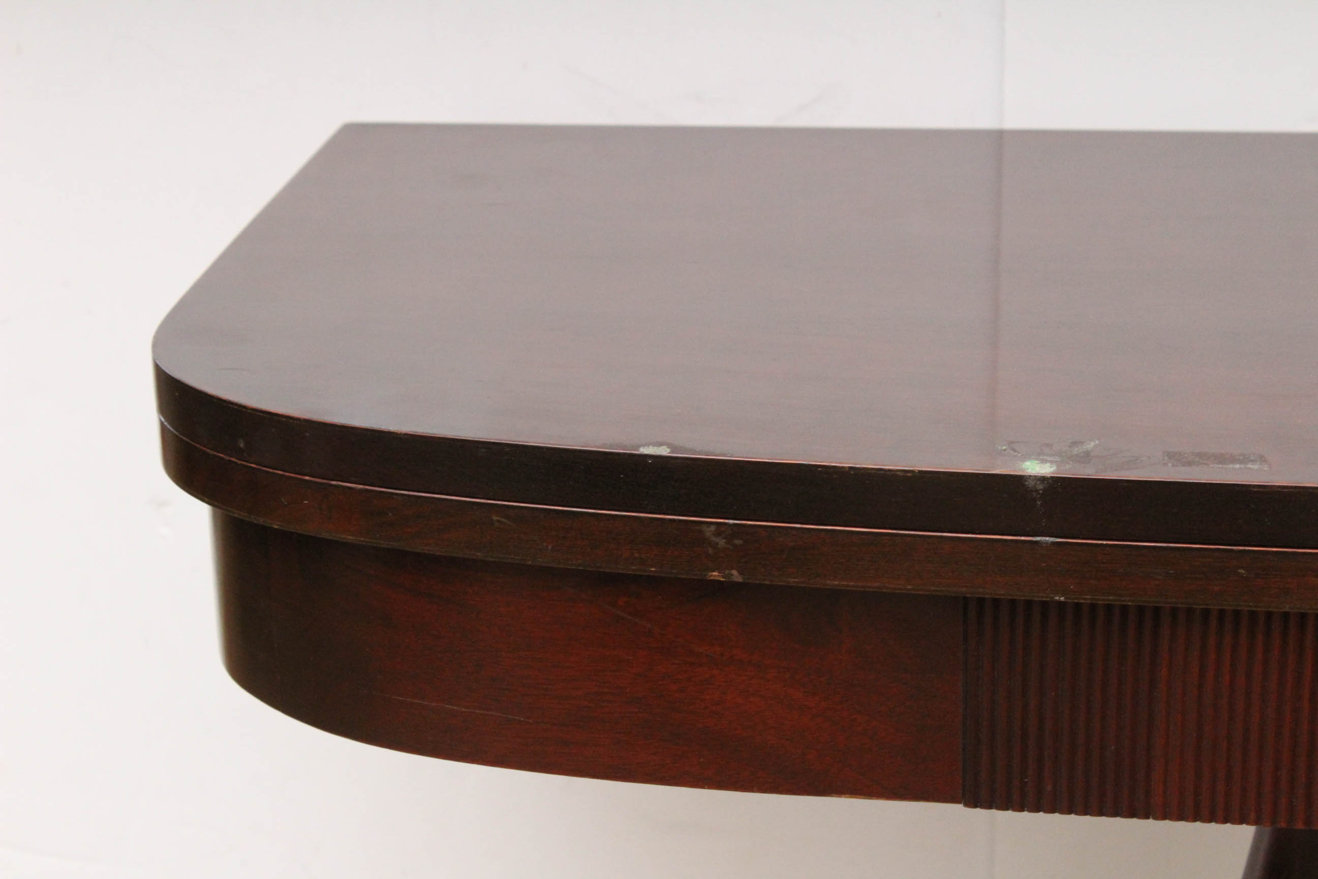 Colonial Revival Mahogany Game Table by Mersman