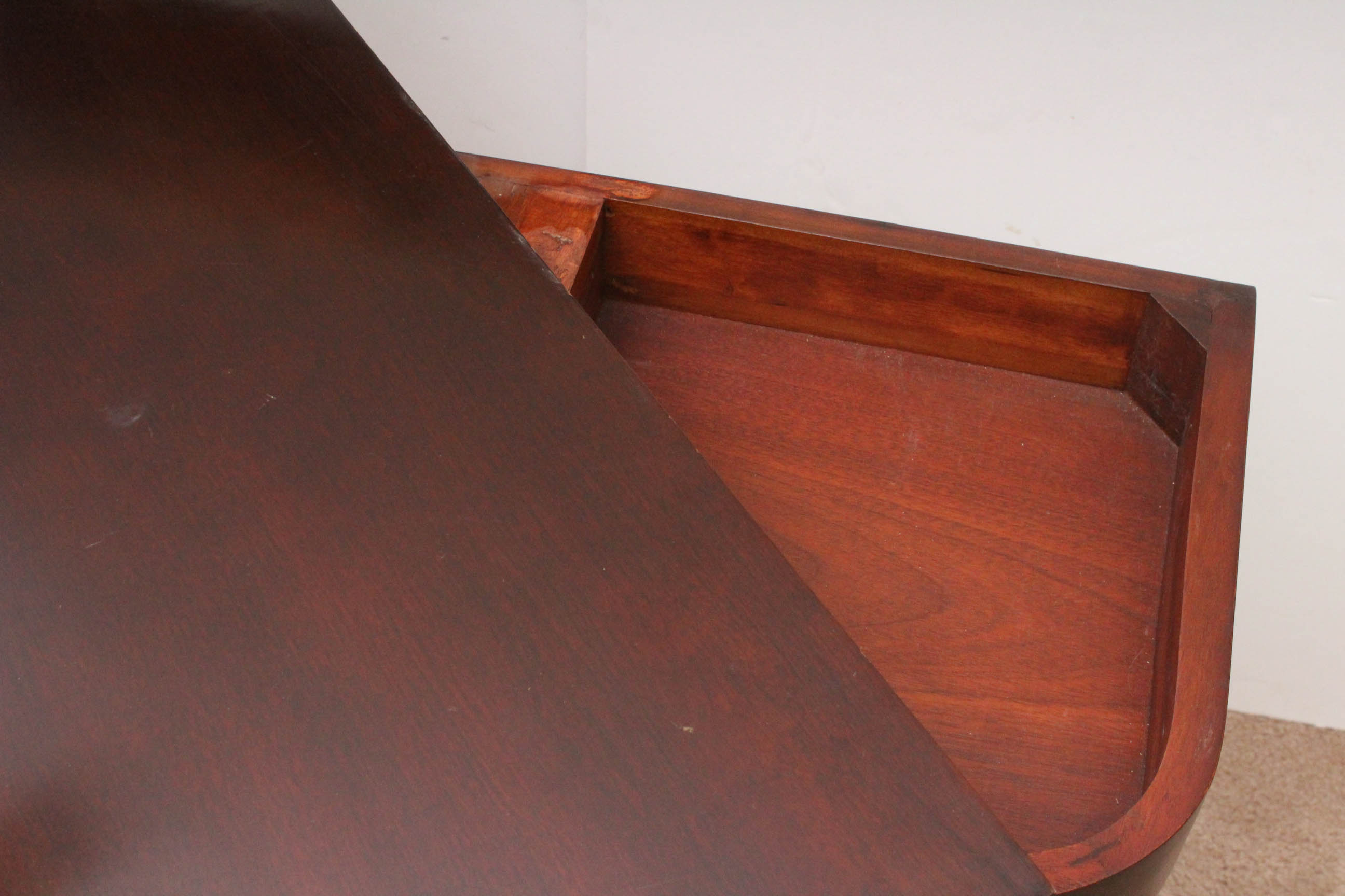 Colonial Revival Mahogany Game Table by Mersman