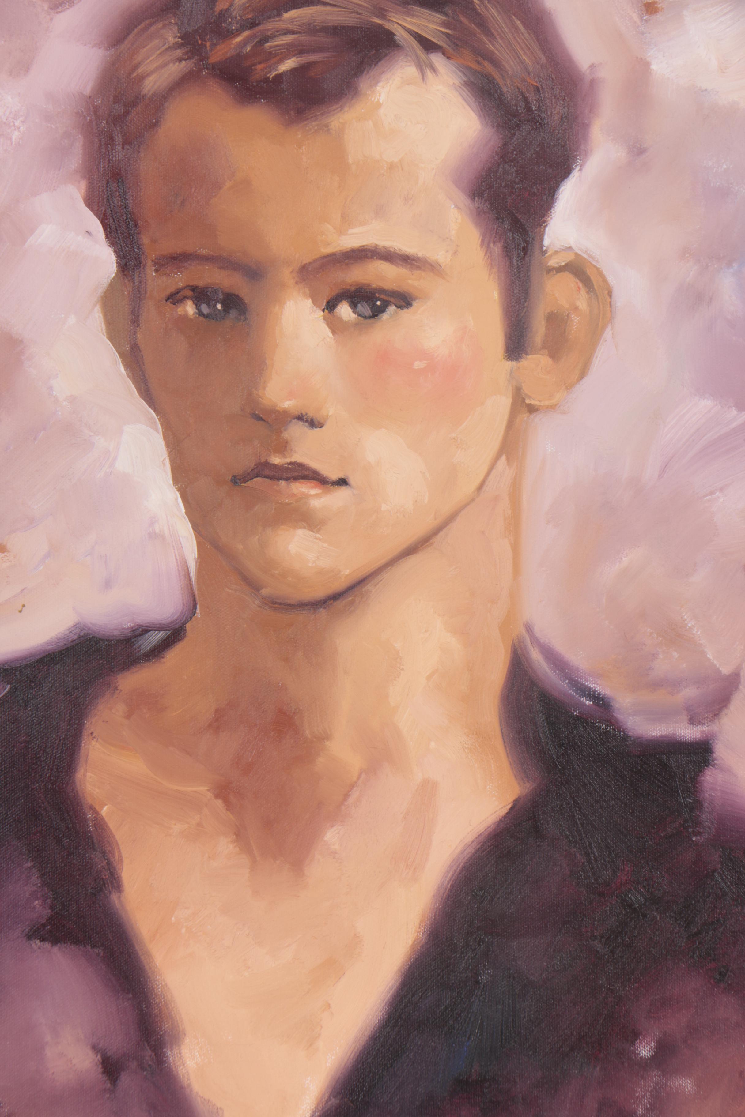 Marcos Cotti Lorango Oil Painting "Matt Damon"