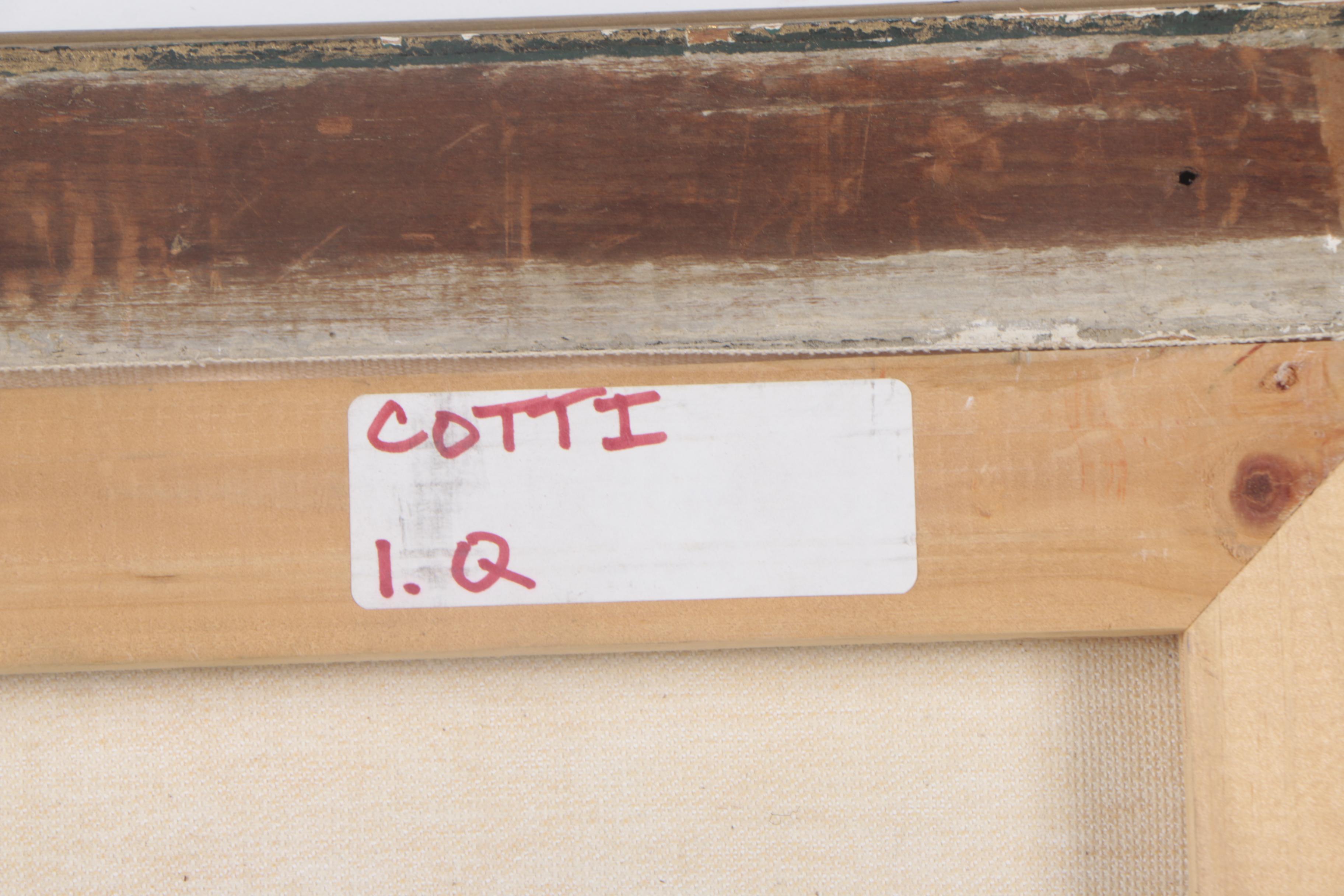 Marcos Cotti Lorango Oil Painting "Matt Damon"