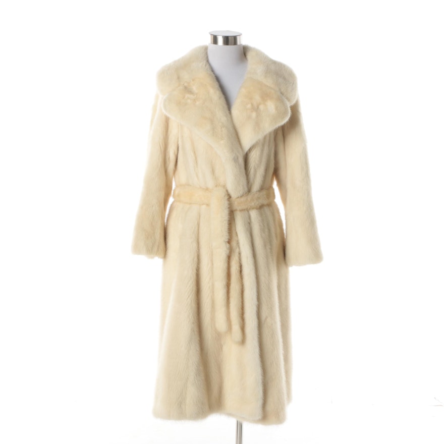 Women's Vintage Gartenhaus Blonde Mink Fur Coat