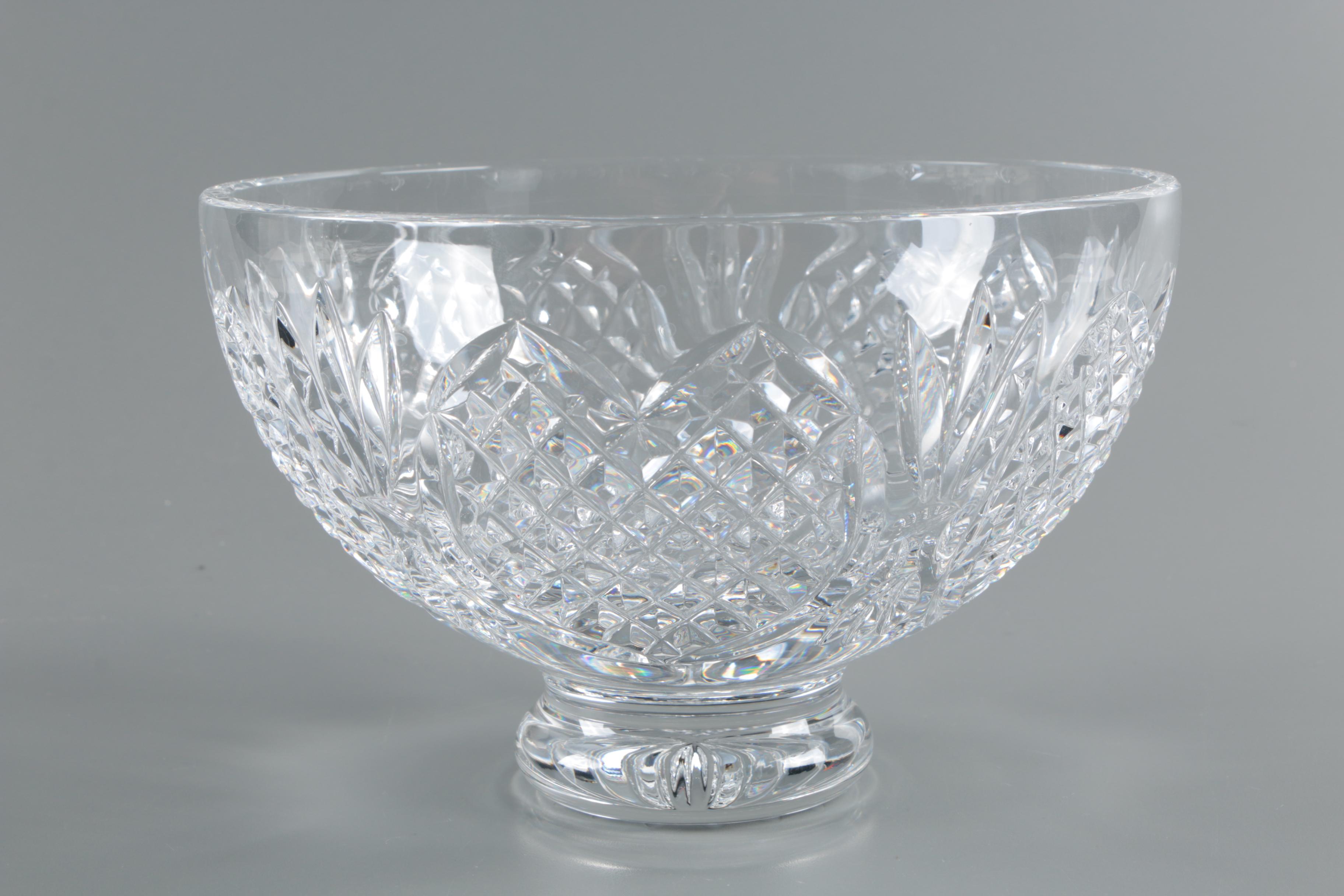 Waterford Crystal "Wedding Heirloom Collection" Footed Bowl
