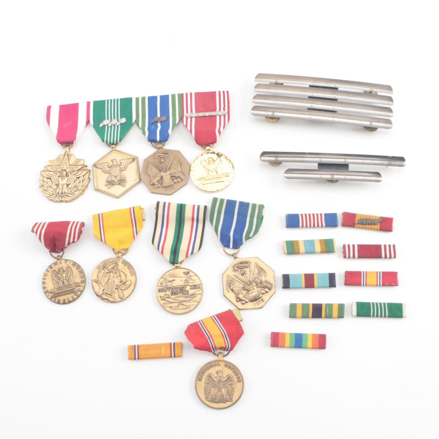 Vintage Military Medals and Ribbons