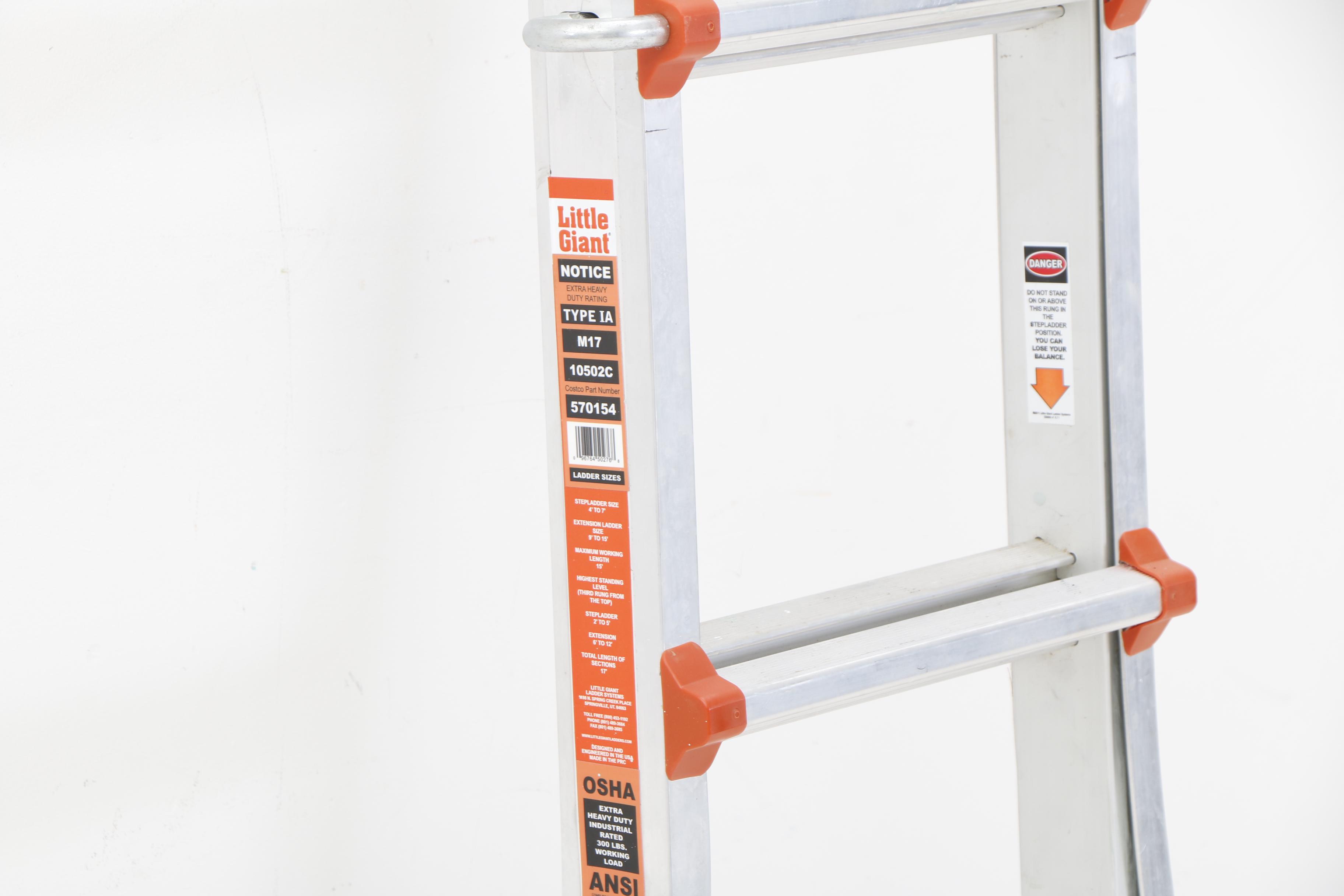 Homelite 2-Speed Blower Vac and Megalite Ladder